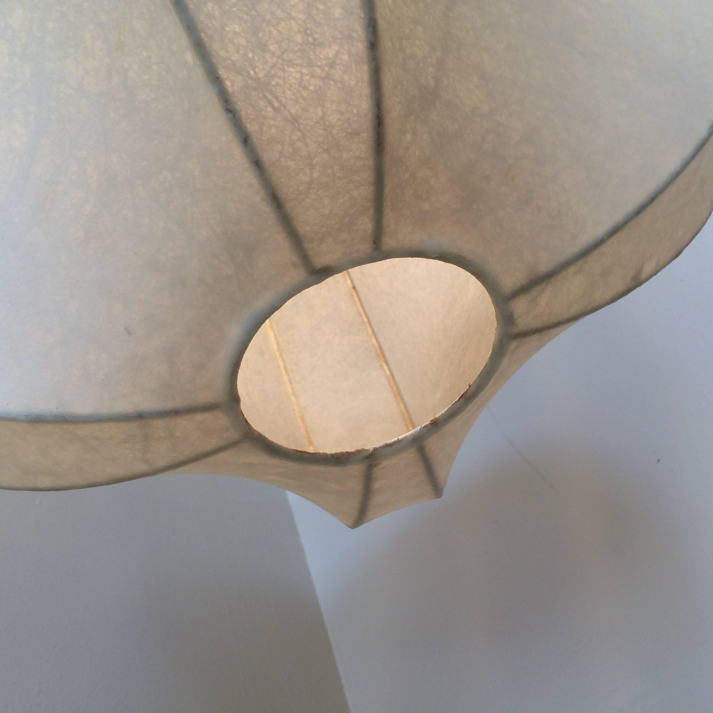 Italian Design Pendant Lamp Castiglioni Cocoon Style, 1960s In Good Condition In San Francisco, CA