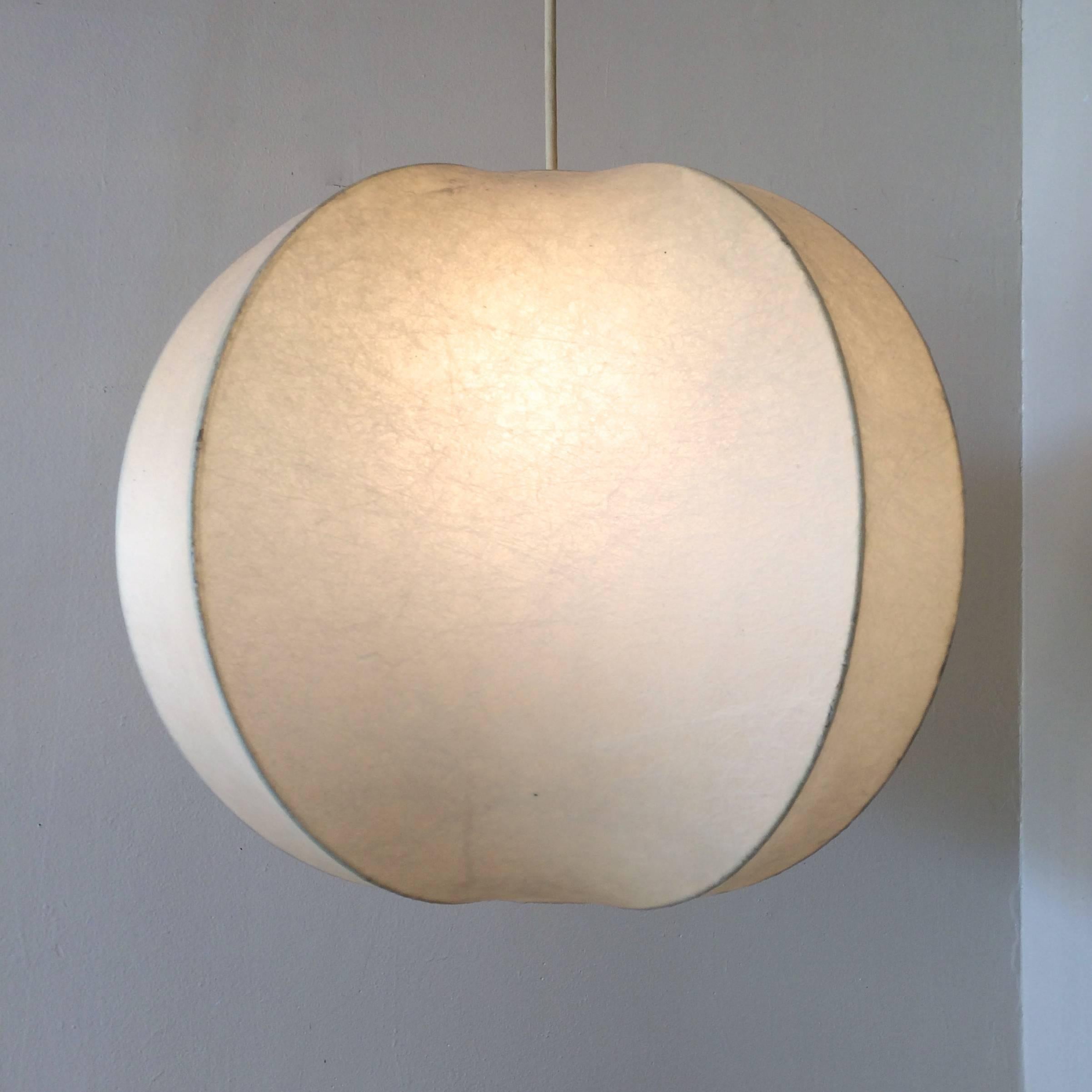 Metal Italian Design Pendant Lamp Castiglioni Cocoon Style, 1960s