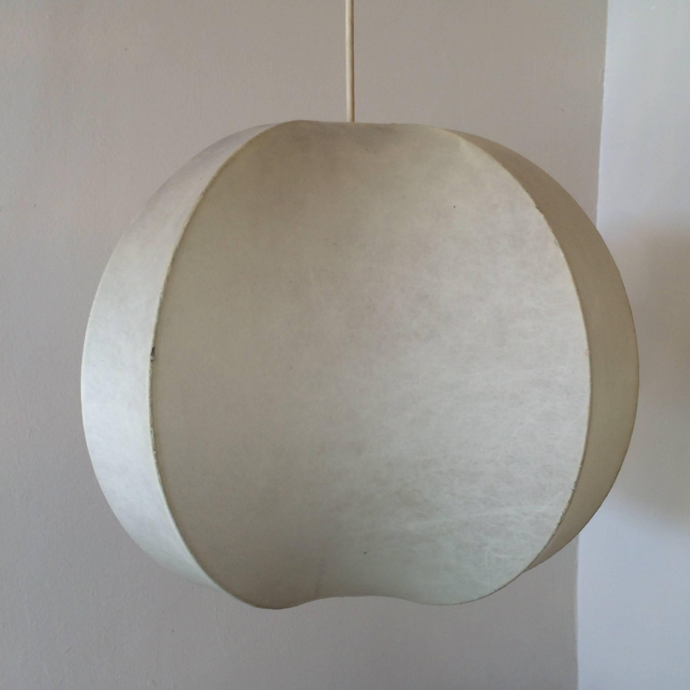 Italian Design Pendant Lamp Castiglioni Cocoon Style, 1960s 1