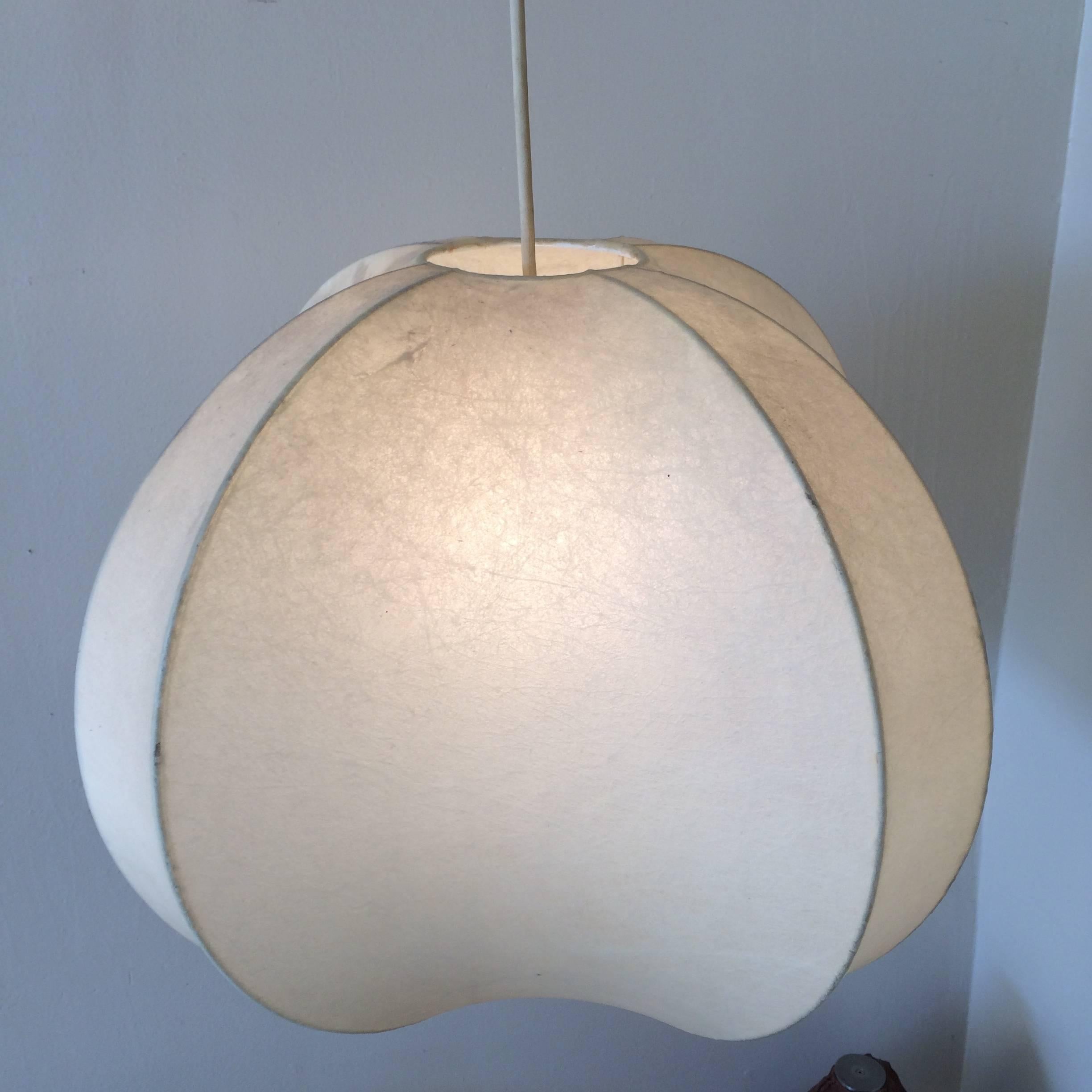 Italian Design Pendant Lamp Castiglioni Cocoon Style, 1960s 3