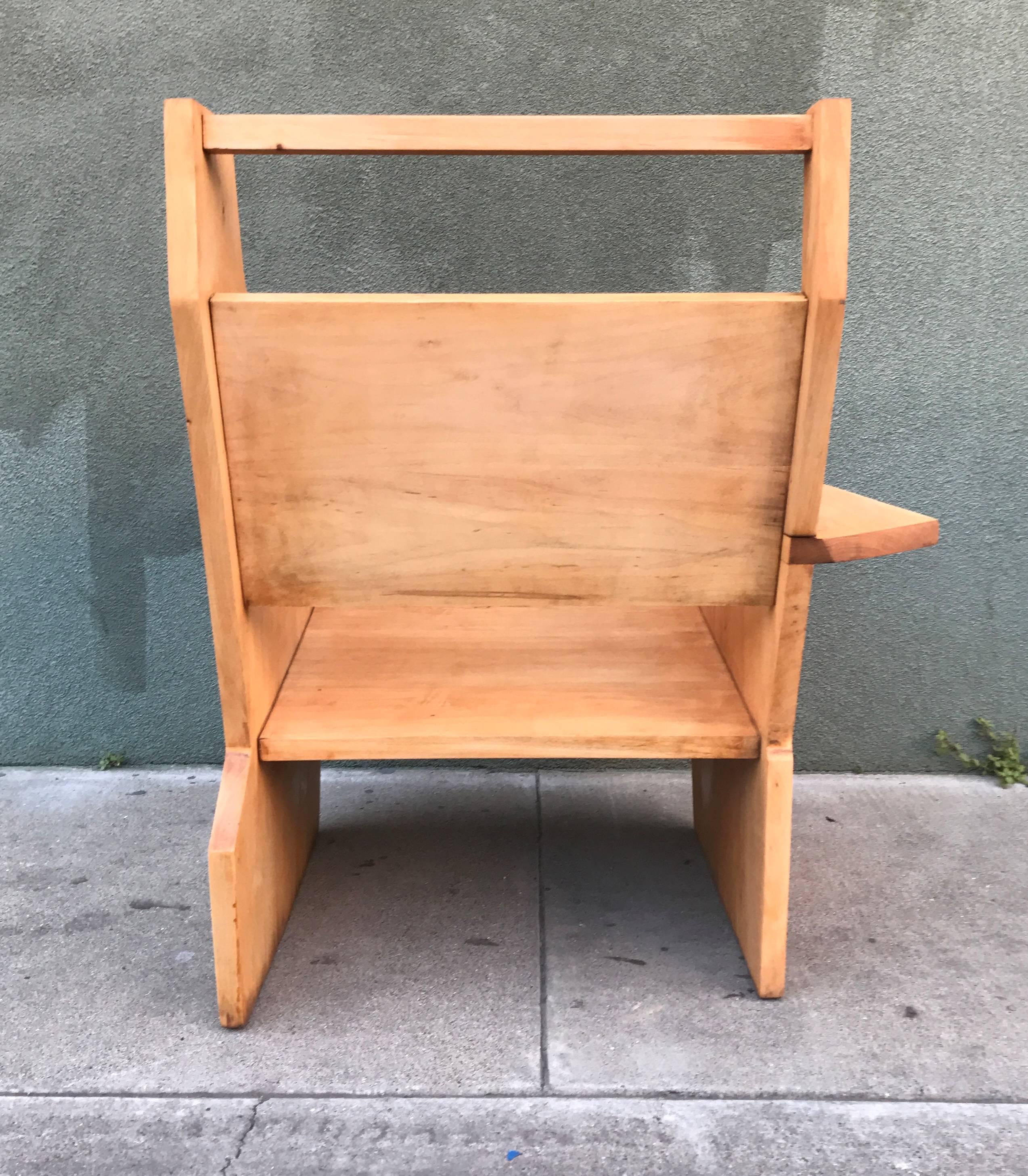 Bauhaus Style Constructivist Armchair  In Good Condition In San Francisco, CA