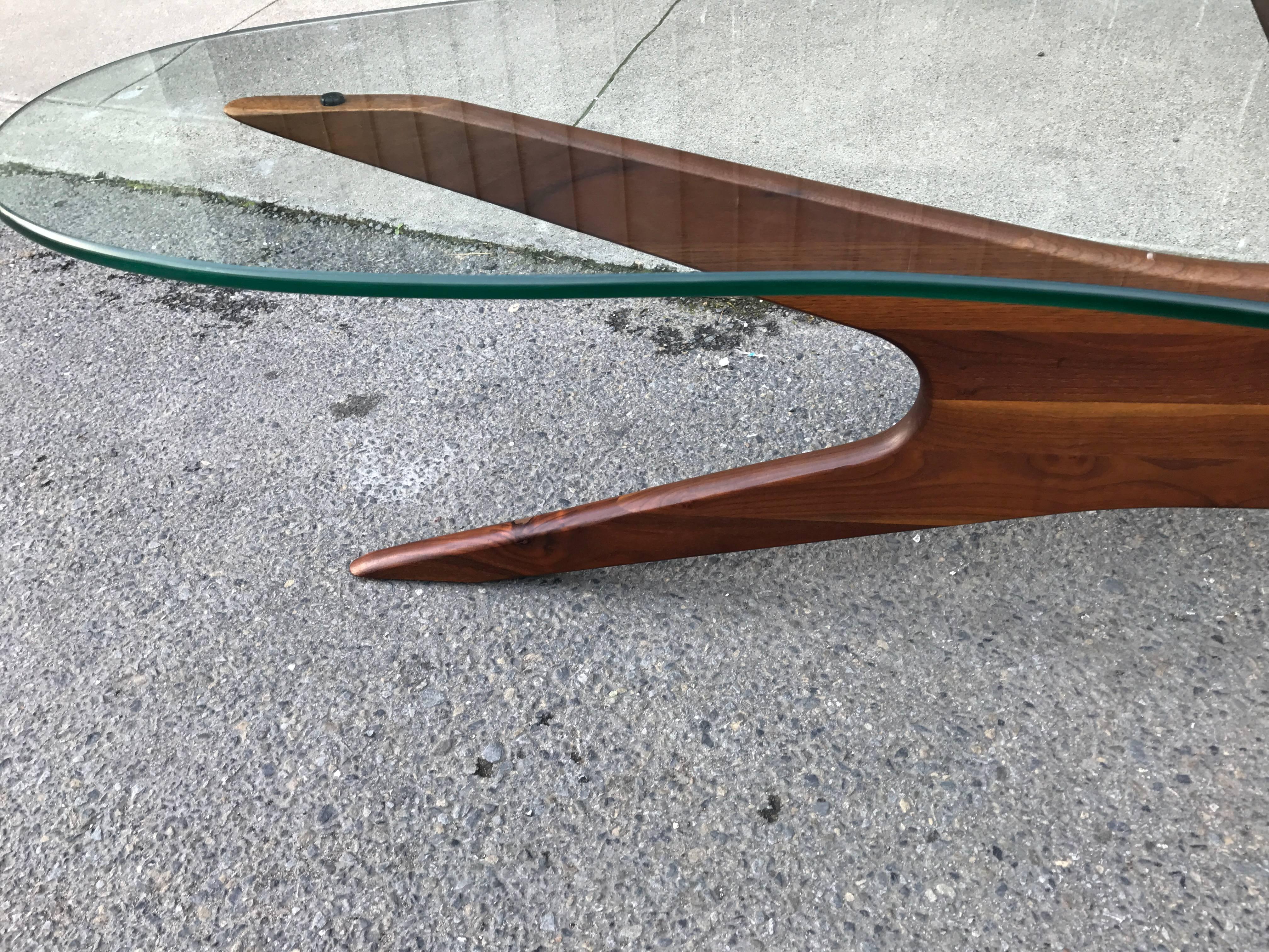 Adrian Pearsall Biomorphic Coffee Table In Excellent Condition In San Francisco, CA
