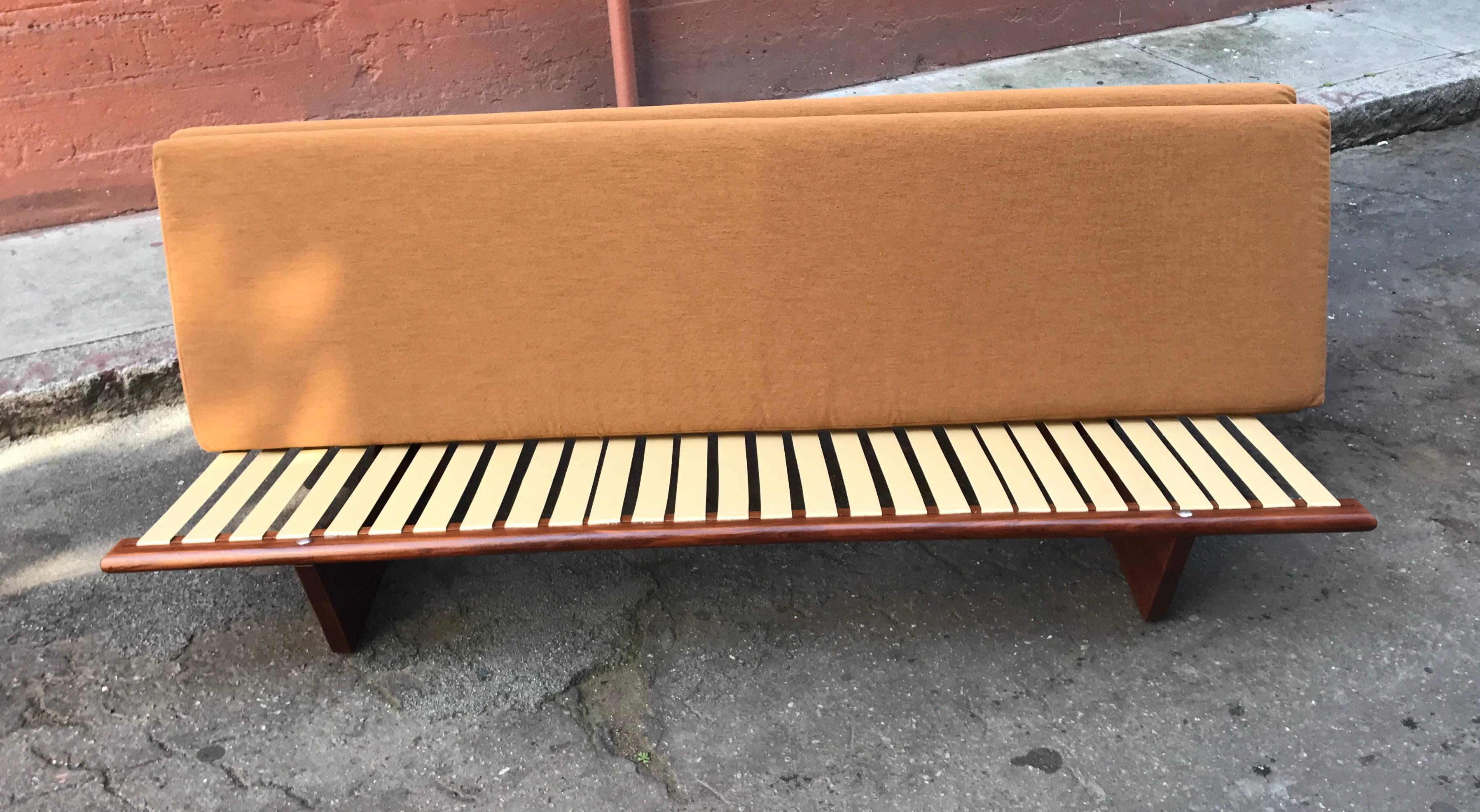 Late 20th Century 1970s Convertible Danish Sofa or Daybed