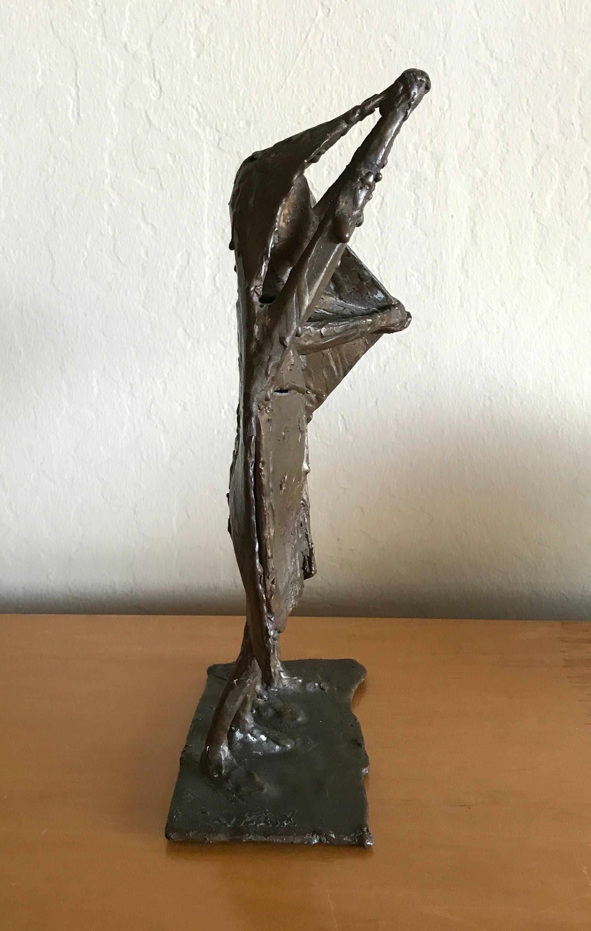 Bay Area Bronze Surrealist / Brutalist Figurative Sculpture In Excellent Condition In San Francisco, CA