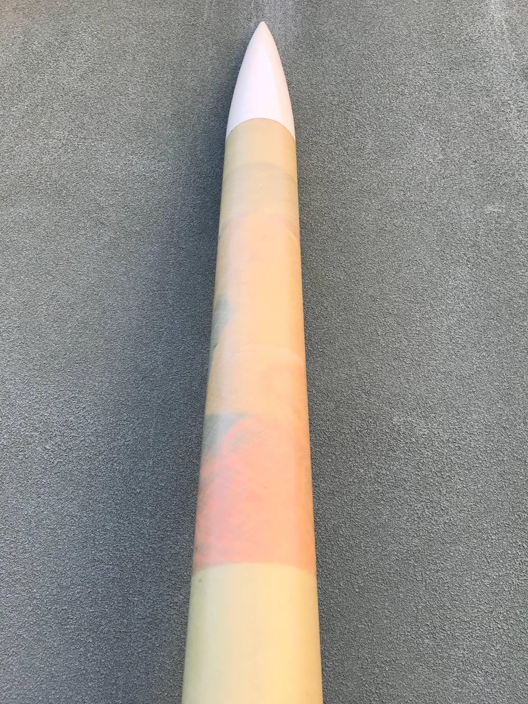 1970s Large Working Fiberglass Model Rocket Aerospace For Sale at 1stDibs