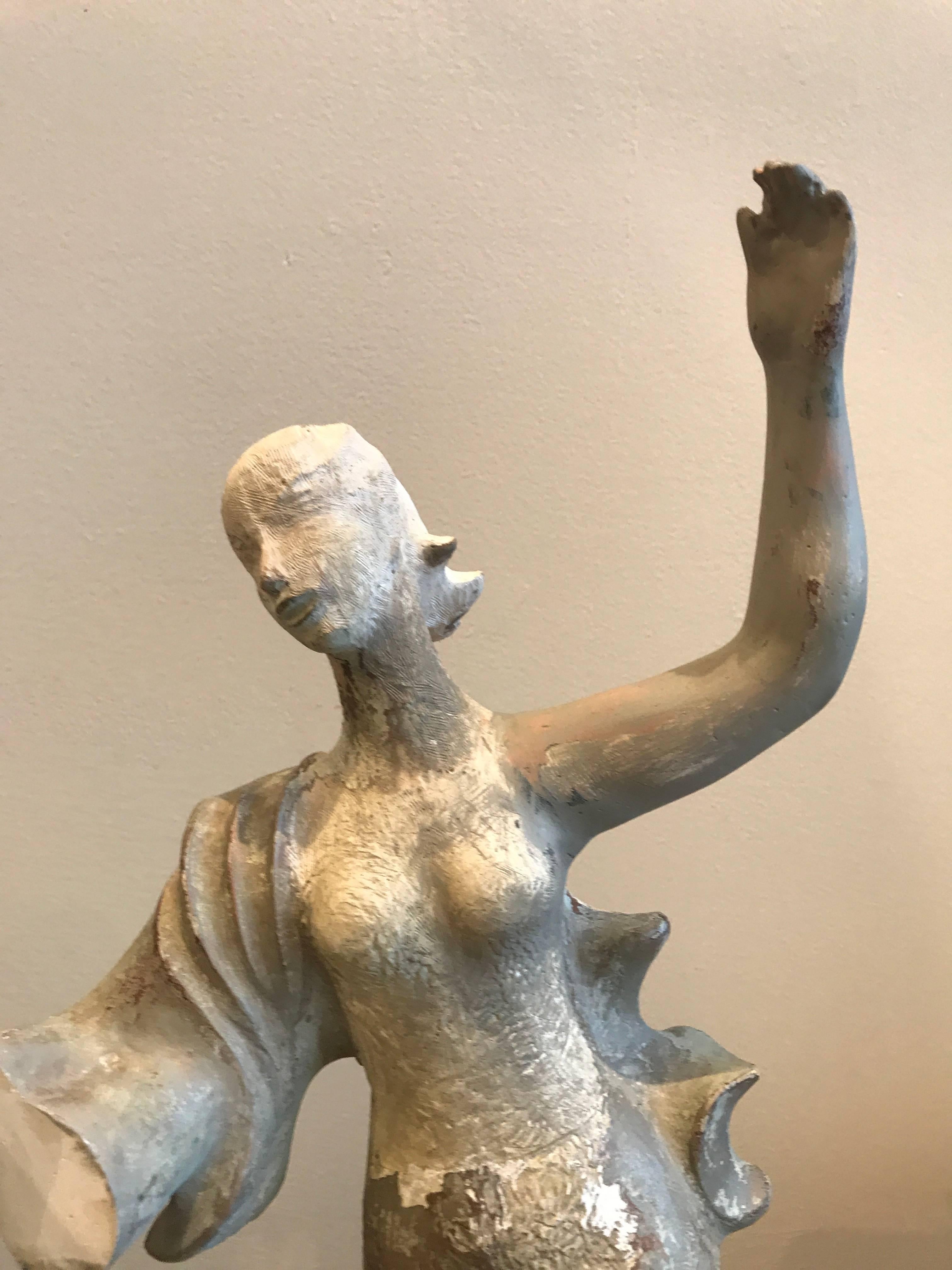 Slate 1930s Sculpture / Maquette Dancers, 1939 San Francisco Worlds Fair For Sale