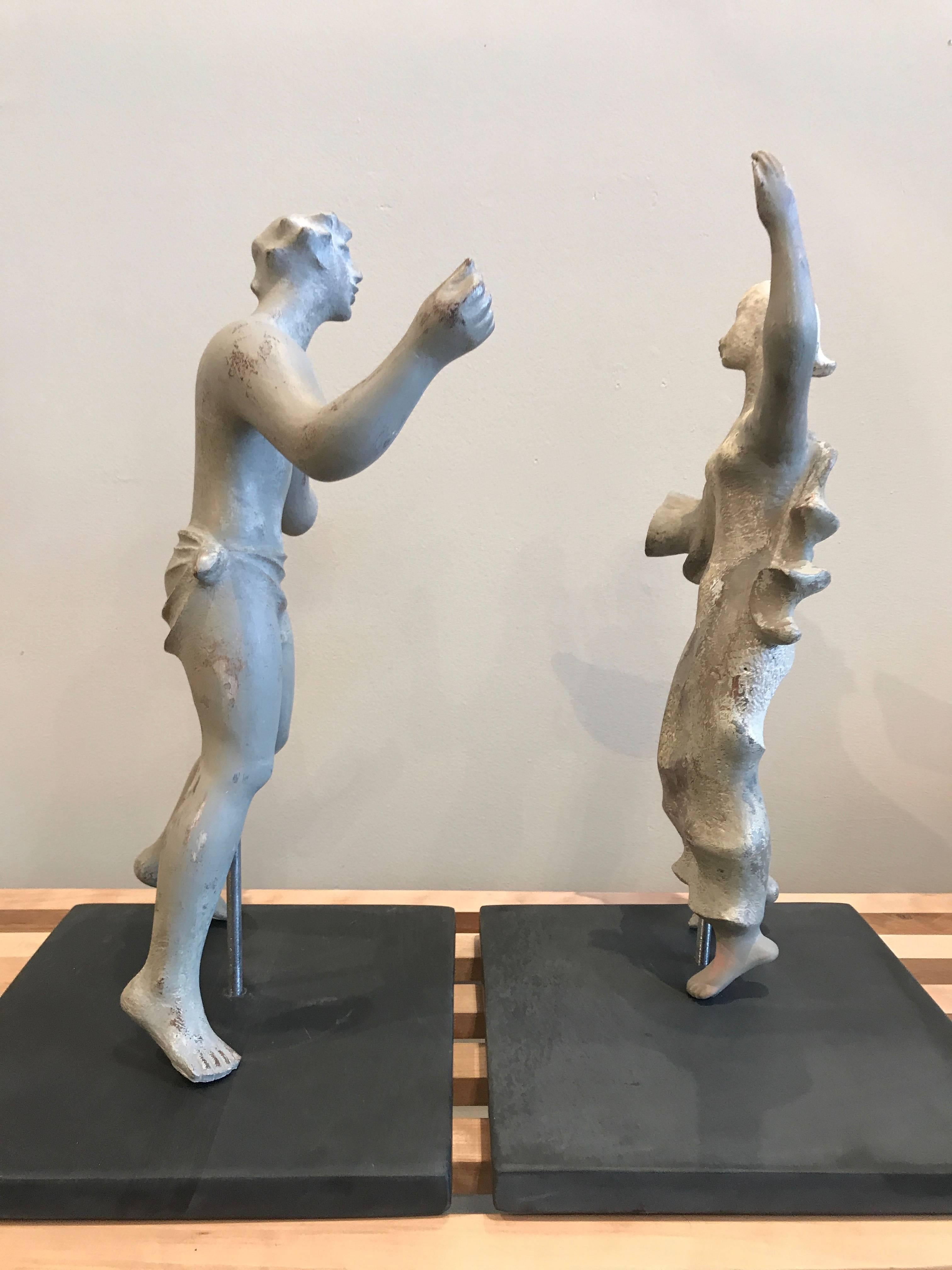 1930s Sculpture / Maquette Dancers, 1939 San Francisco Worlds Fair For Sale 3