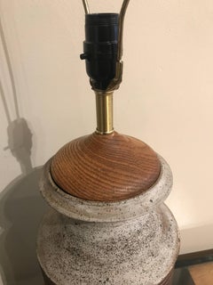1970s California Ceramic Studio Craft Table Lamp