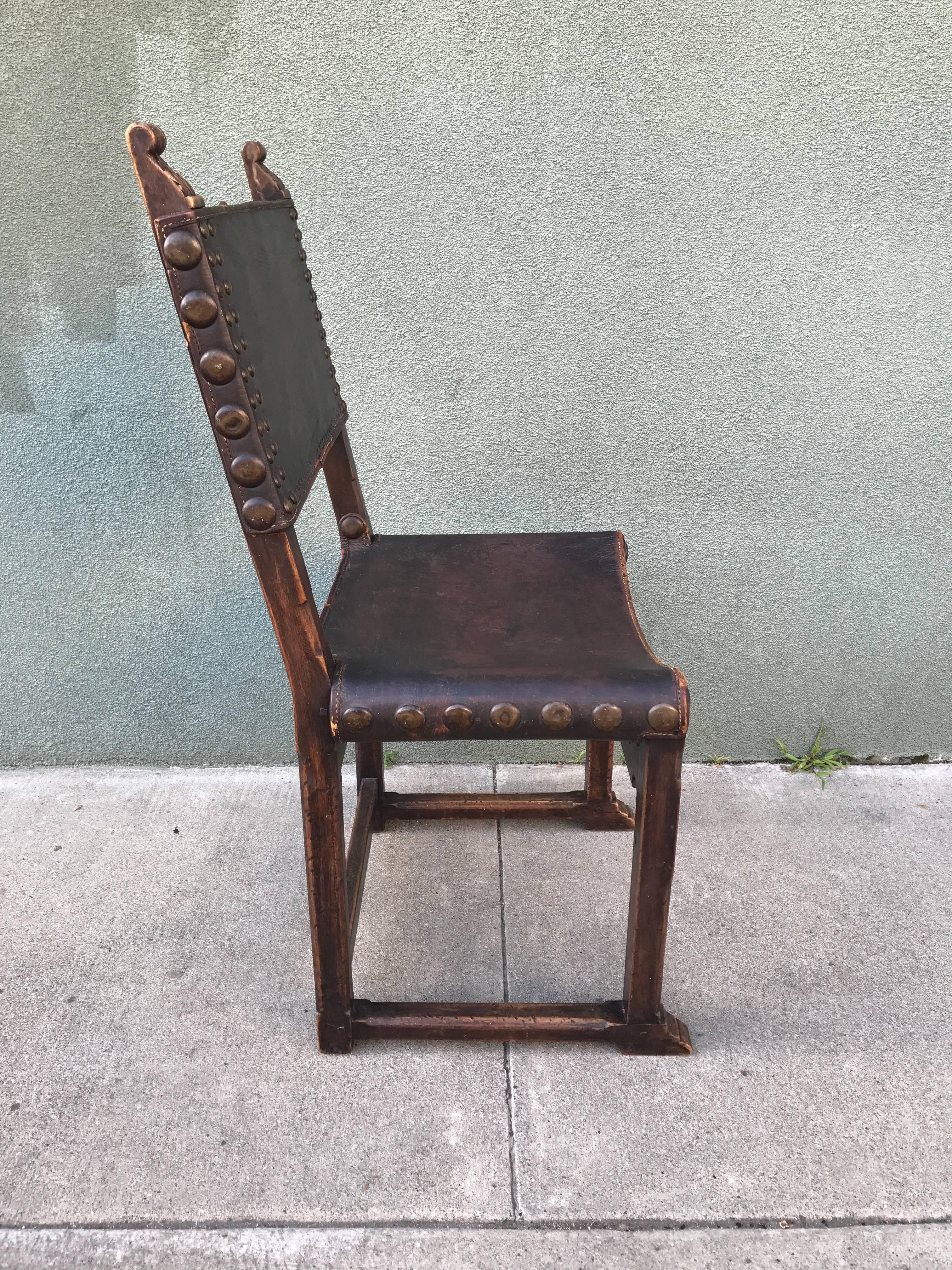 Spanish Revival Side Chair, 1920s 2