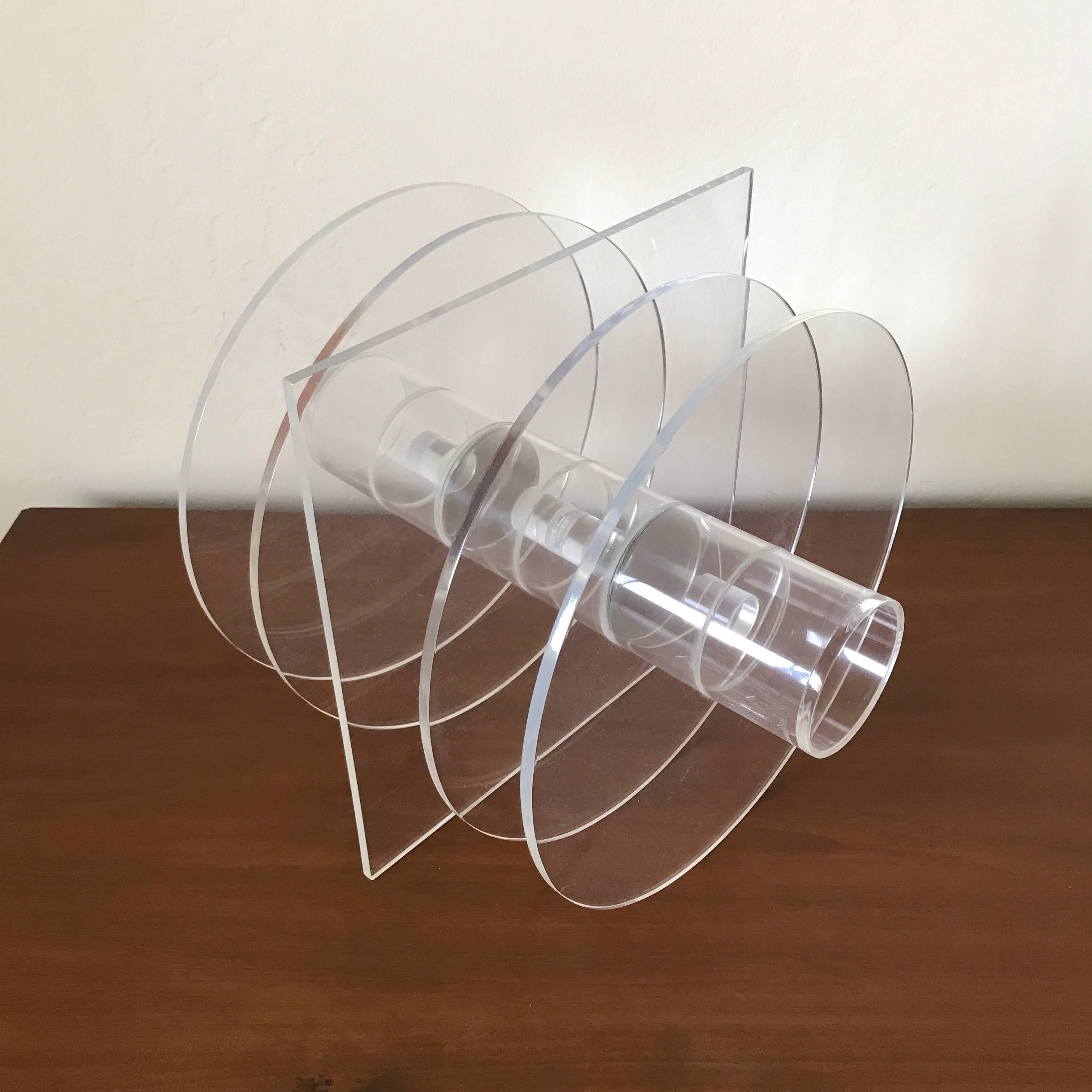 Acrylic Hardedge Sculpture by San Diego Artist Bob Matheny circa 1970s In Good Condition For Sale In San Francisco, CA