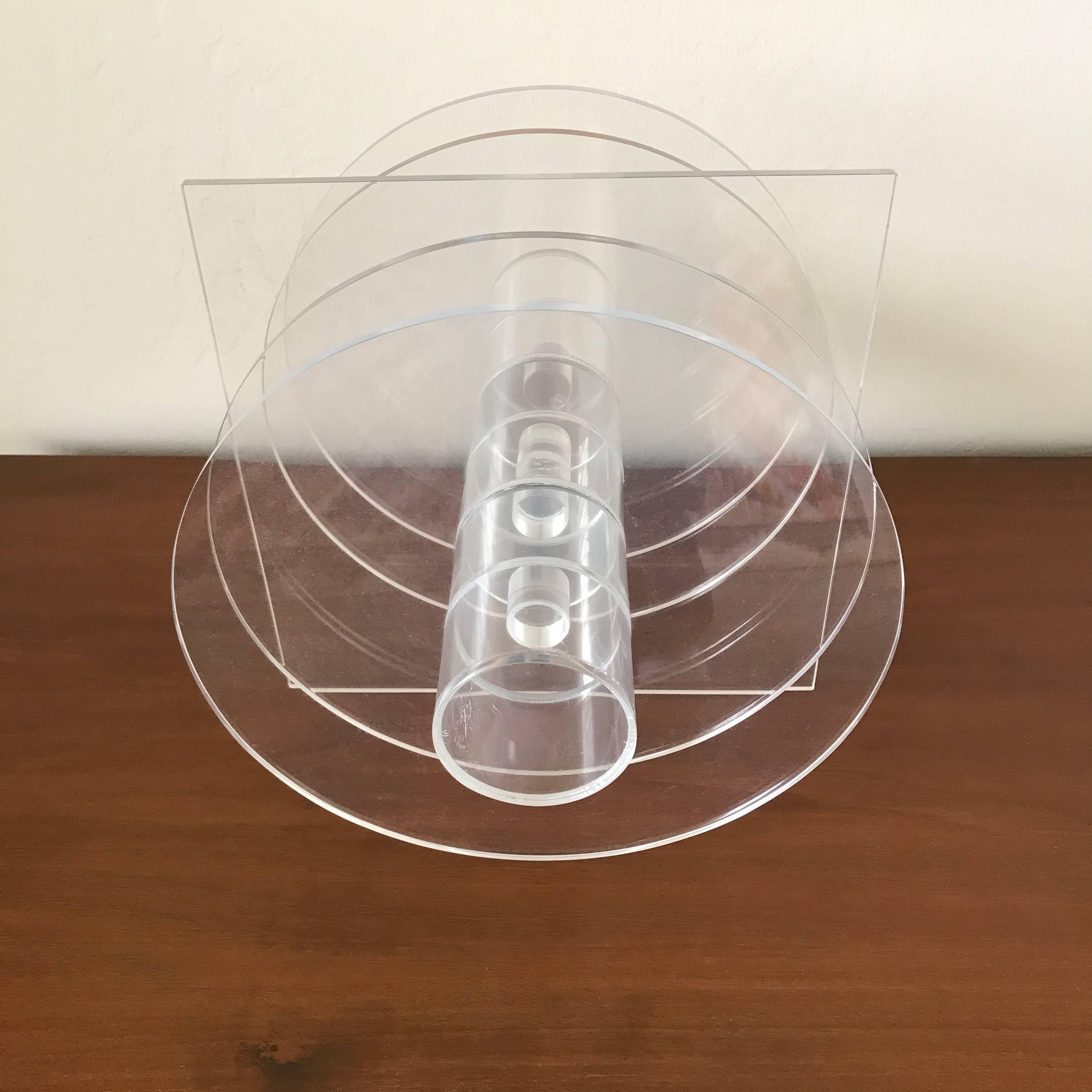 Other Acrylic Hardedge Sculpture by San Diego Artist Bob Matheny circa 1970s For Sale