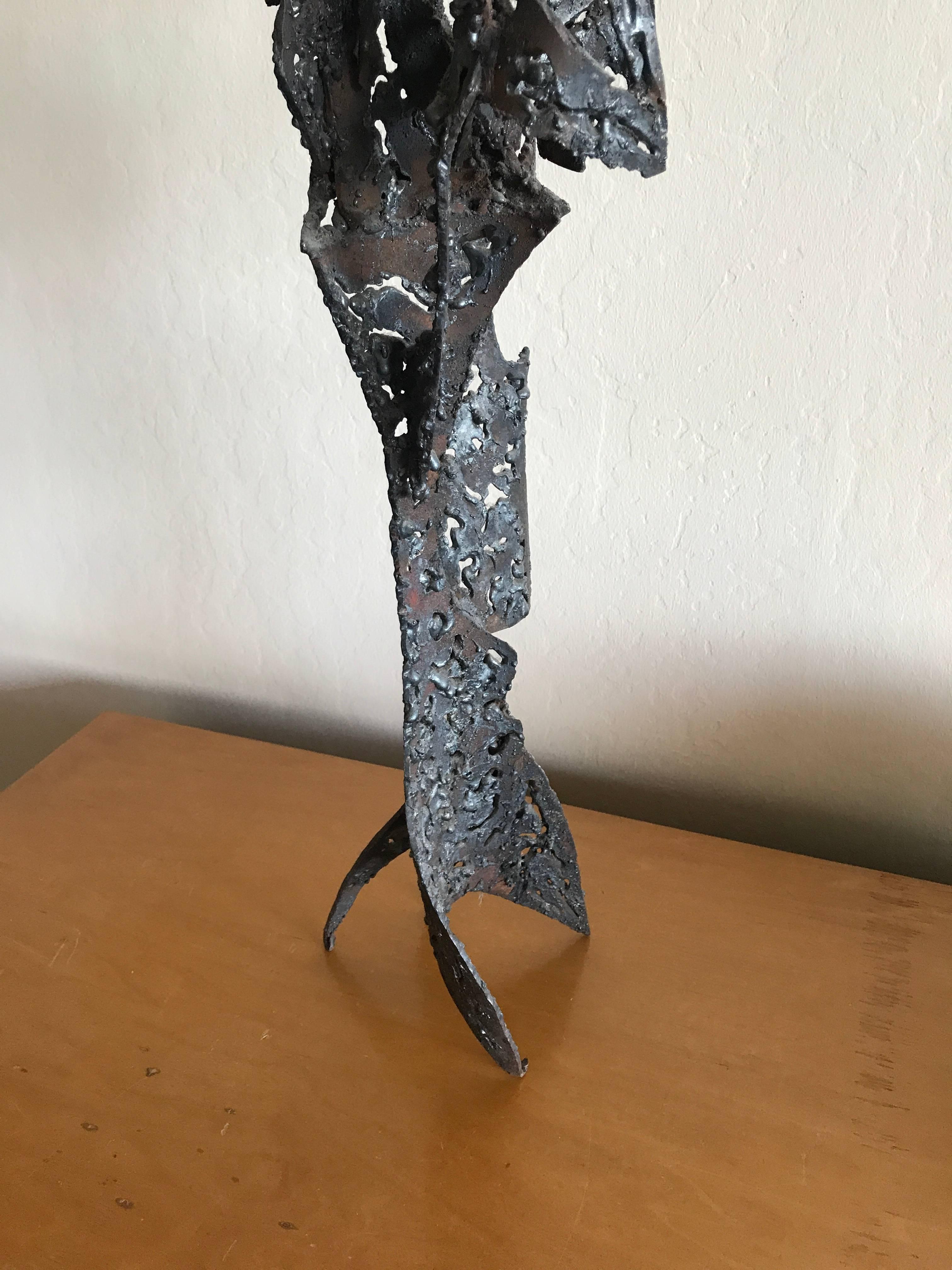 American 1950s Bay Area Abstract Sculpture by Winfreg Ng (1936-1991) For Sale