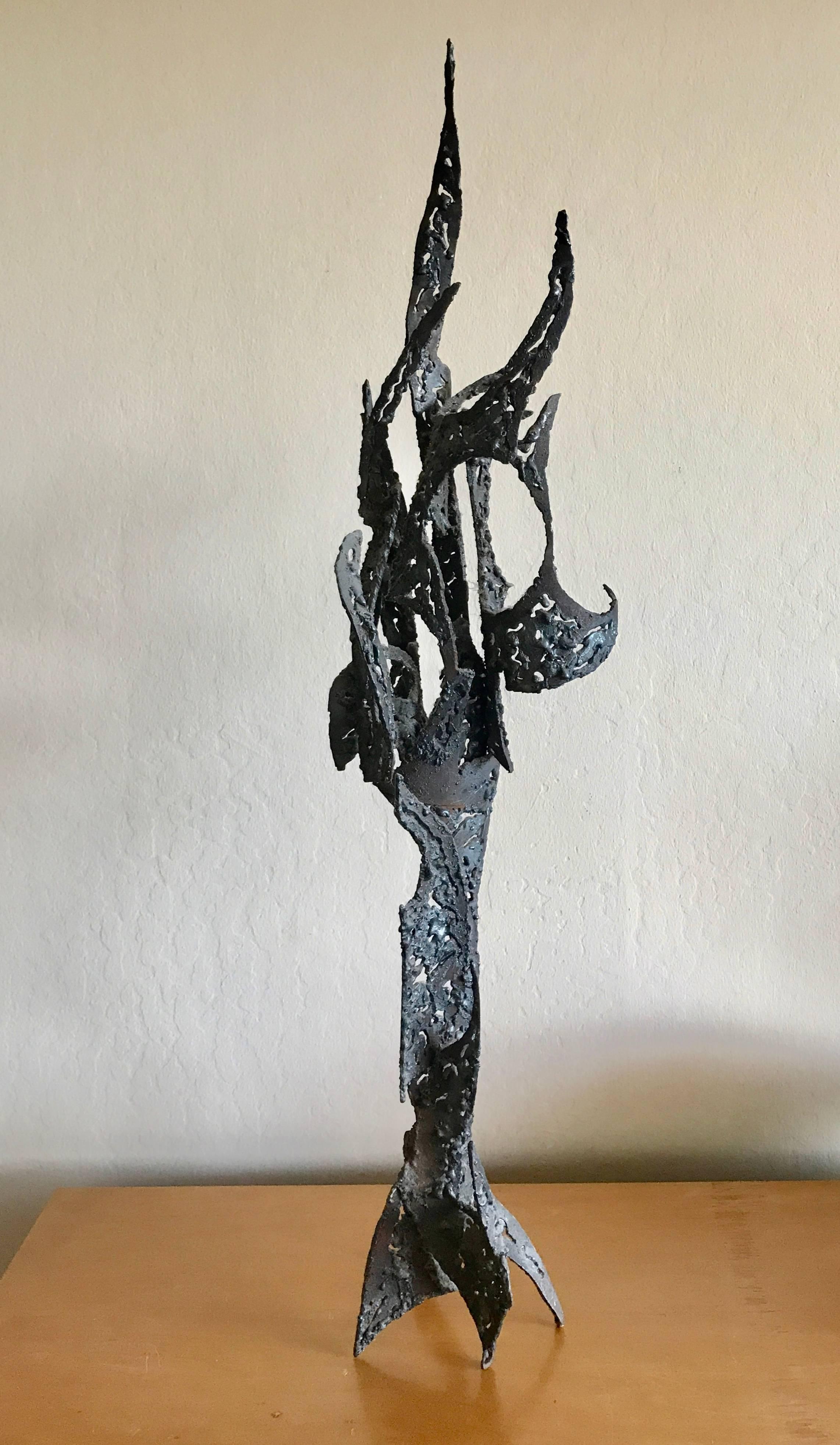 1950s Bay Area Abstract Sculpture by Winfreg Ng (1936-1991) For Sale 1