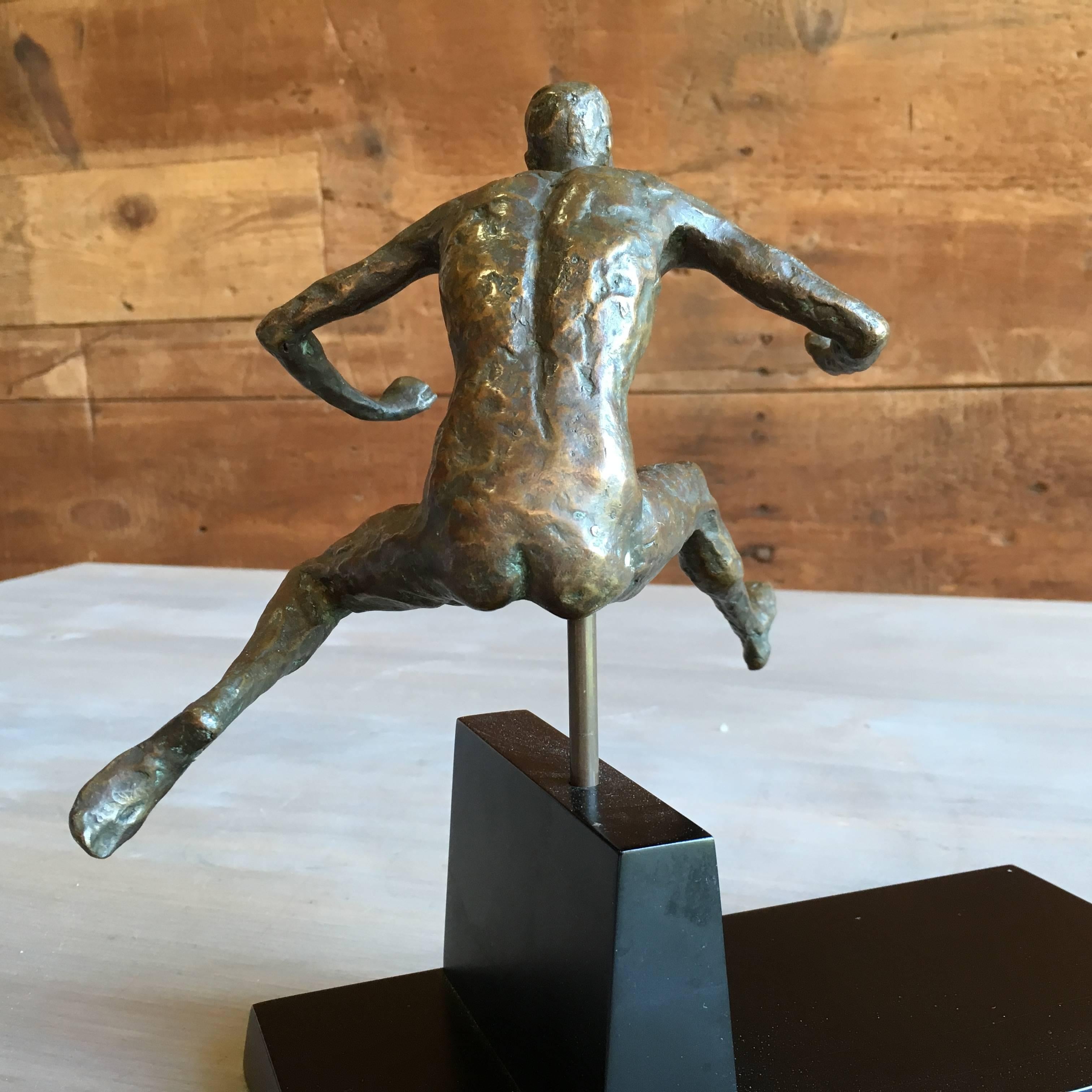 Bronze Figure of a Hurdler 1