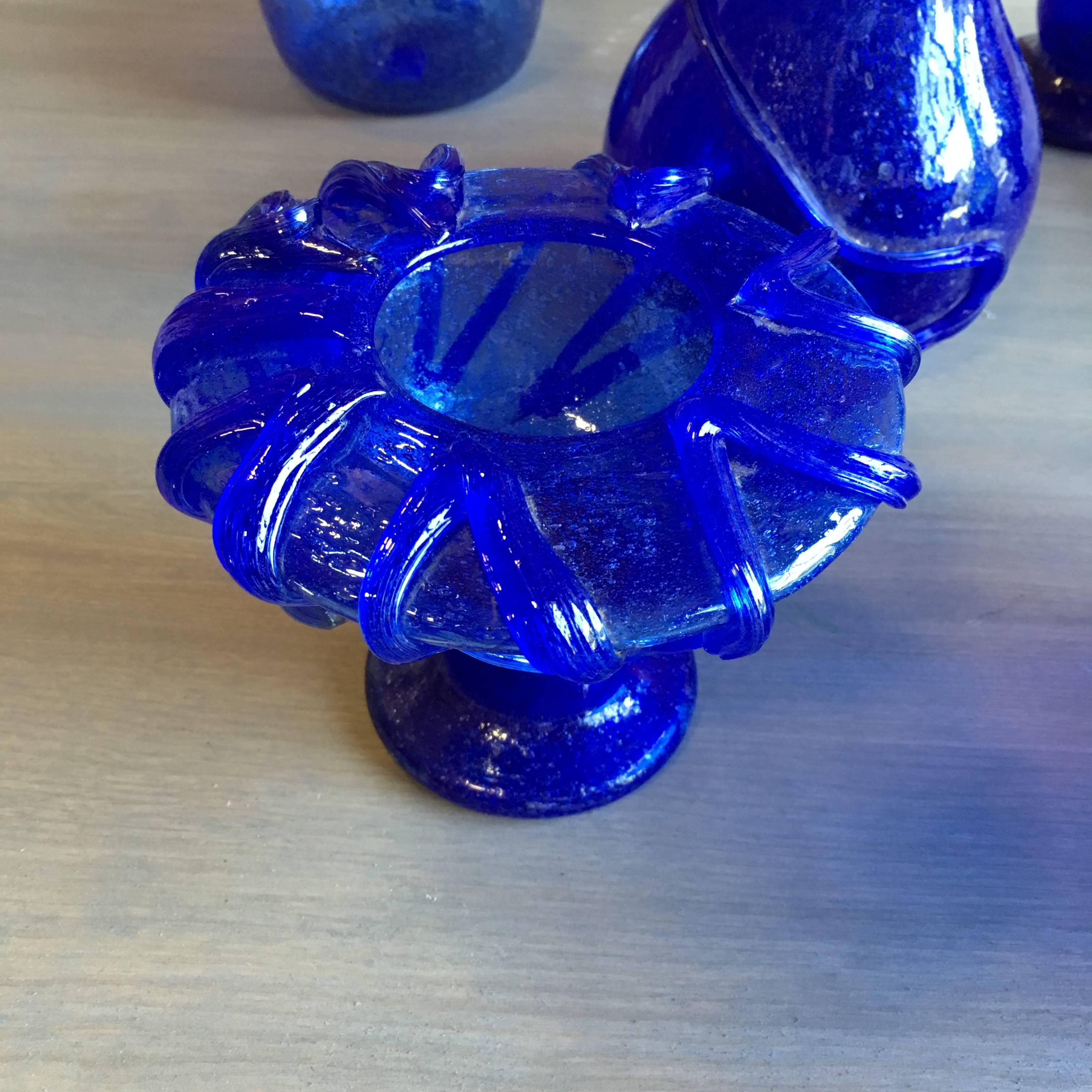 blue glass for sale