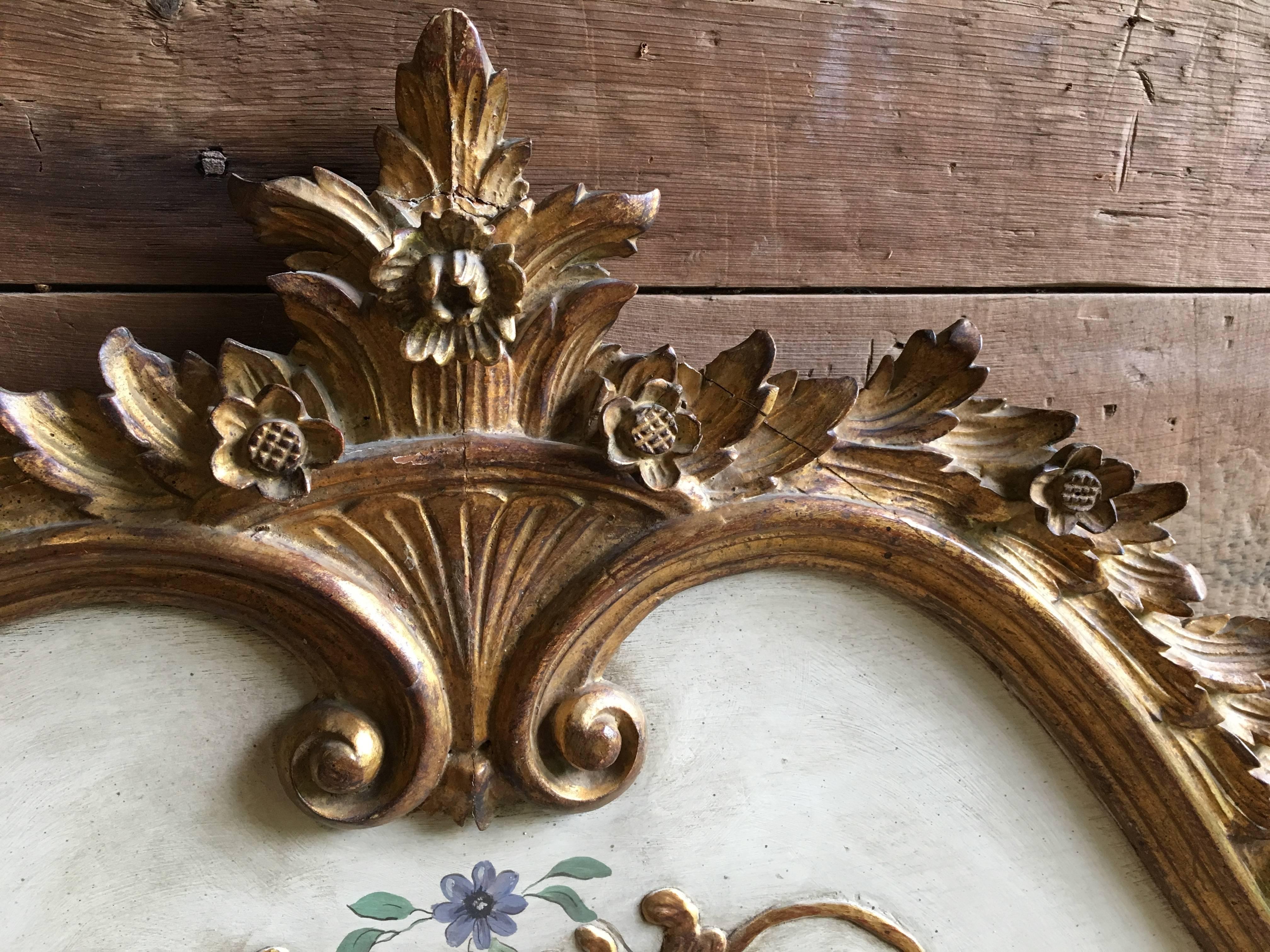 Louis XV Style King-Size Headboard In Good Condition In Doylestown, PA