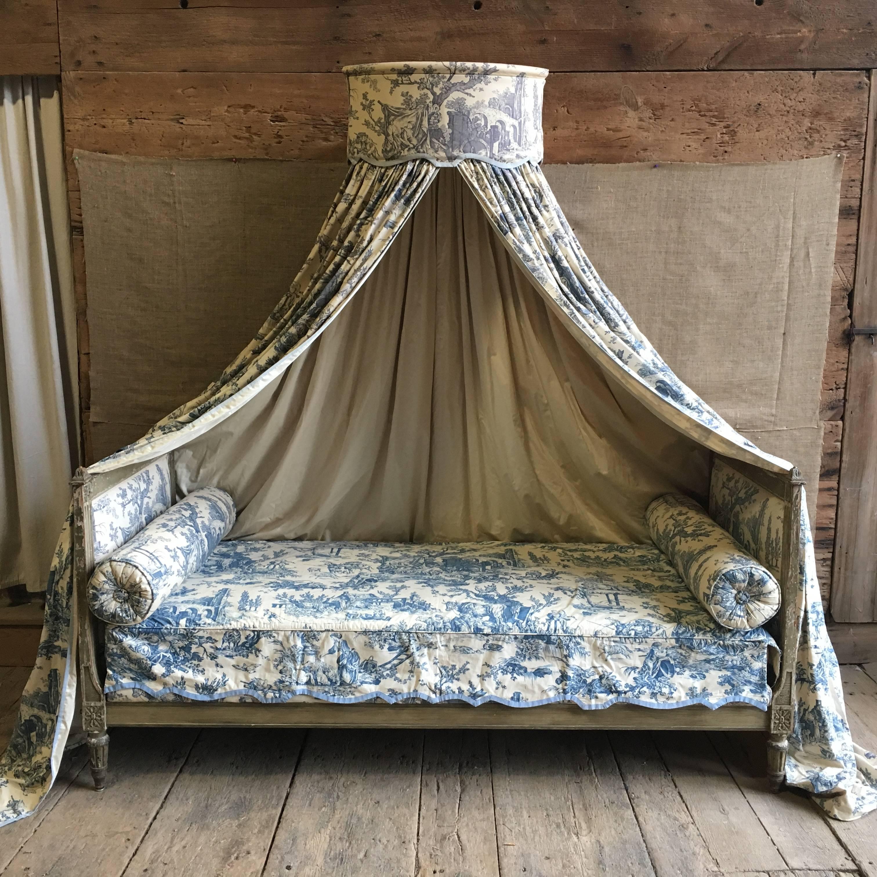 French Louis XVI Canopy Bed, Early 19th Century 1