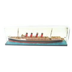 Antique Half-model of Ocean Liner “Mauretania”