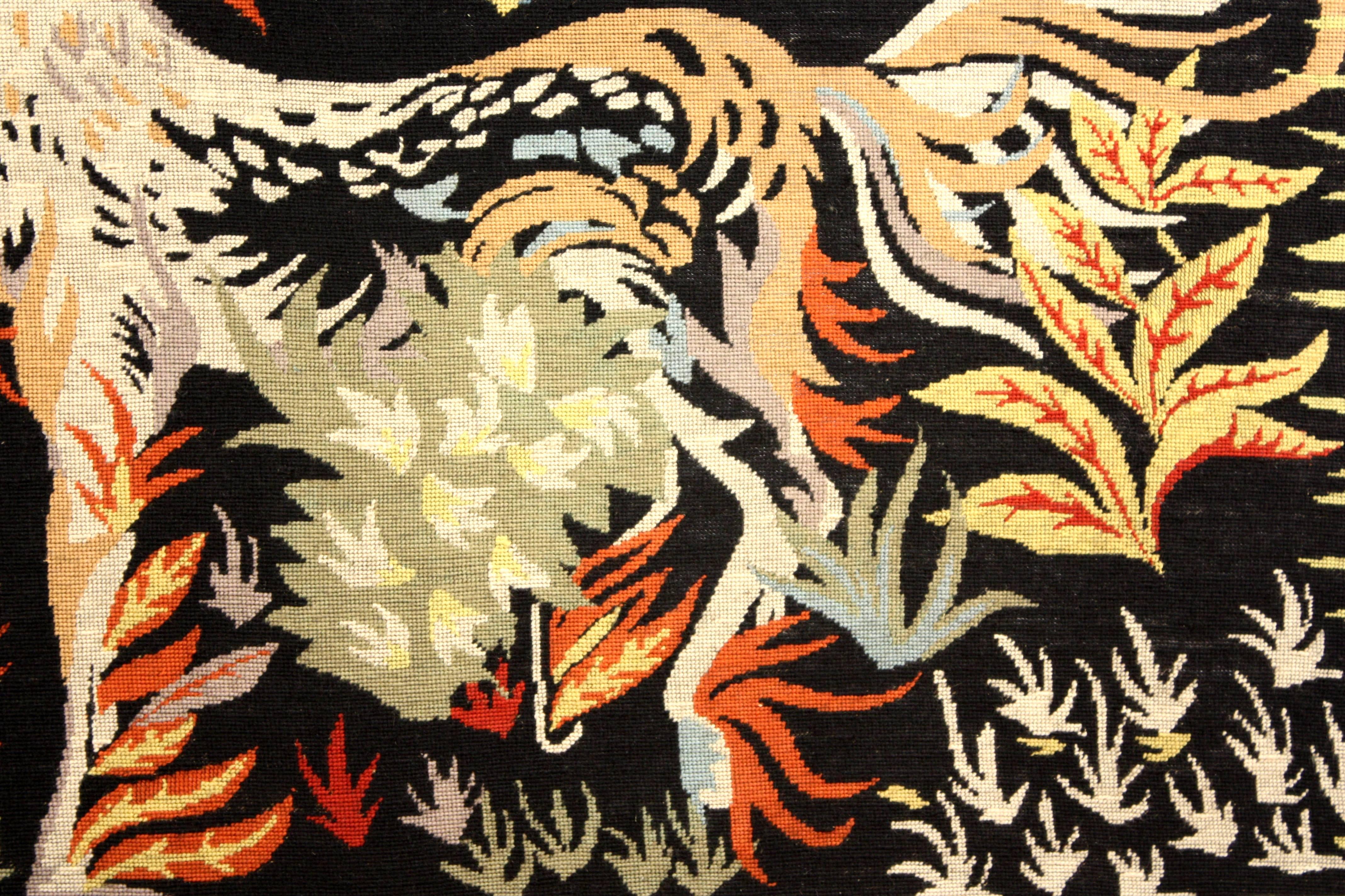 Needlepoint Modernist Tapestry by Jean Picart Le Doux