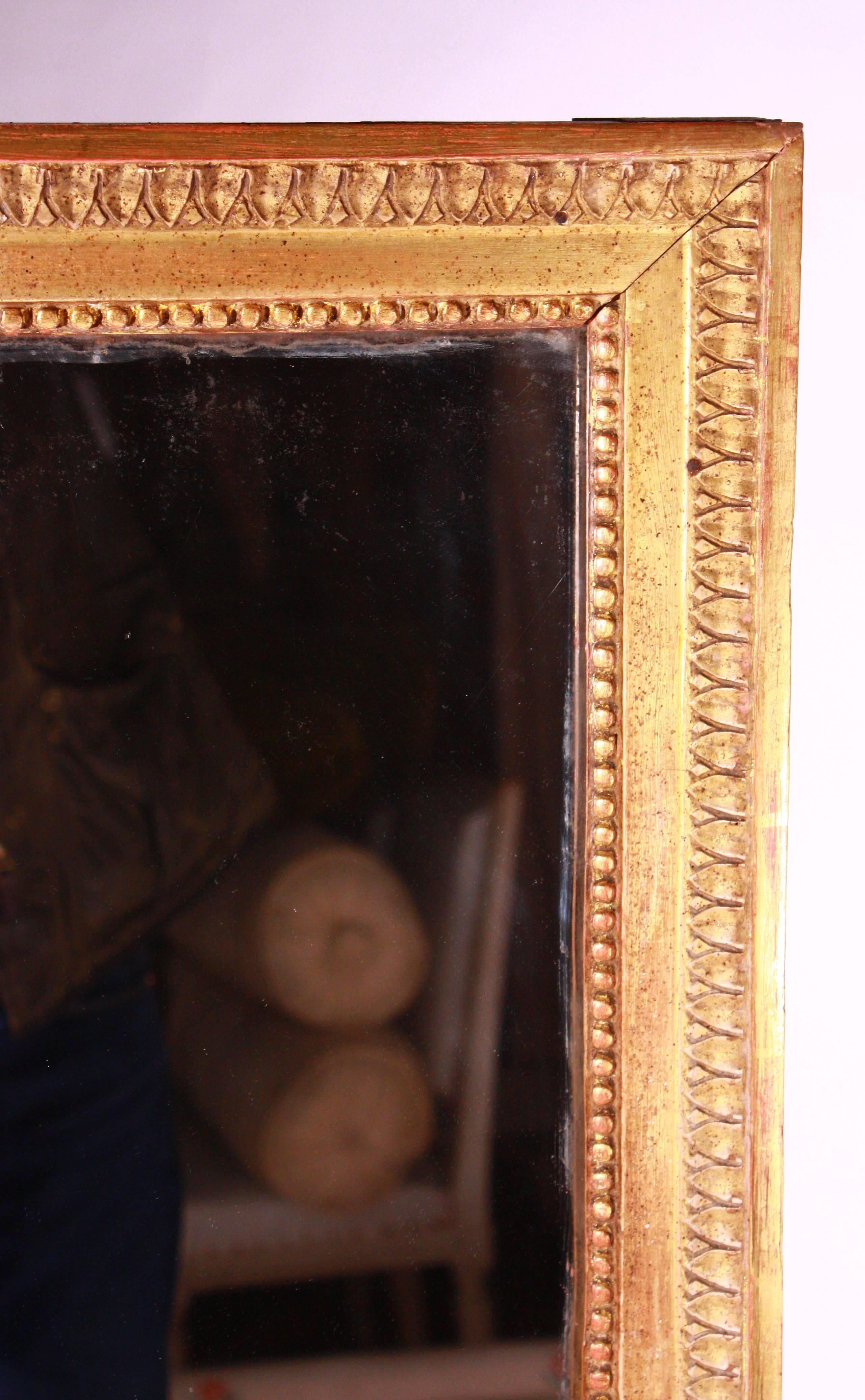 Louis XVI Period Pier Mirror, circa 1780 In Excellent Condition In Doylestown, PA