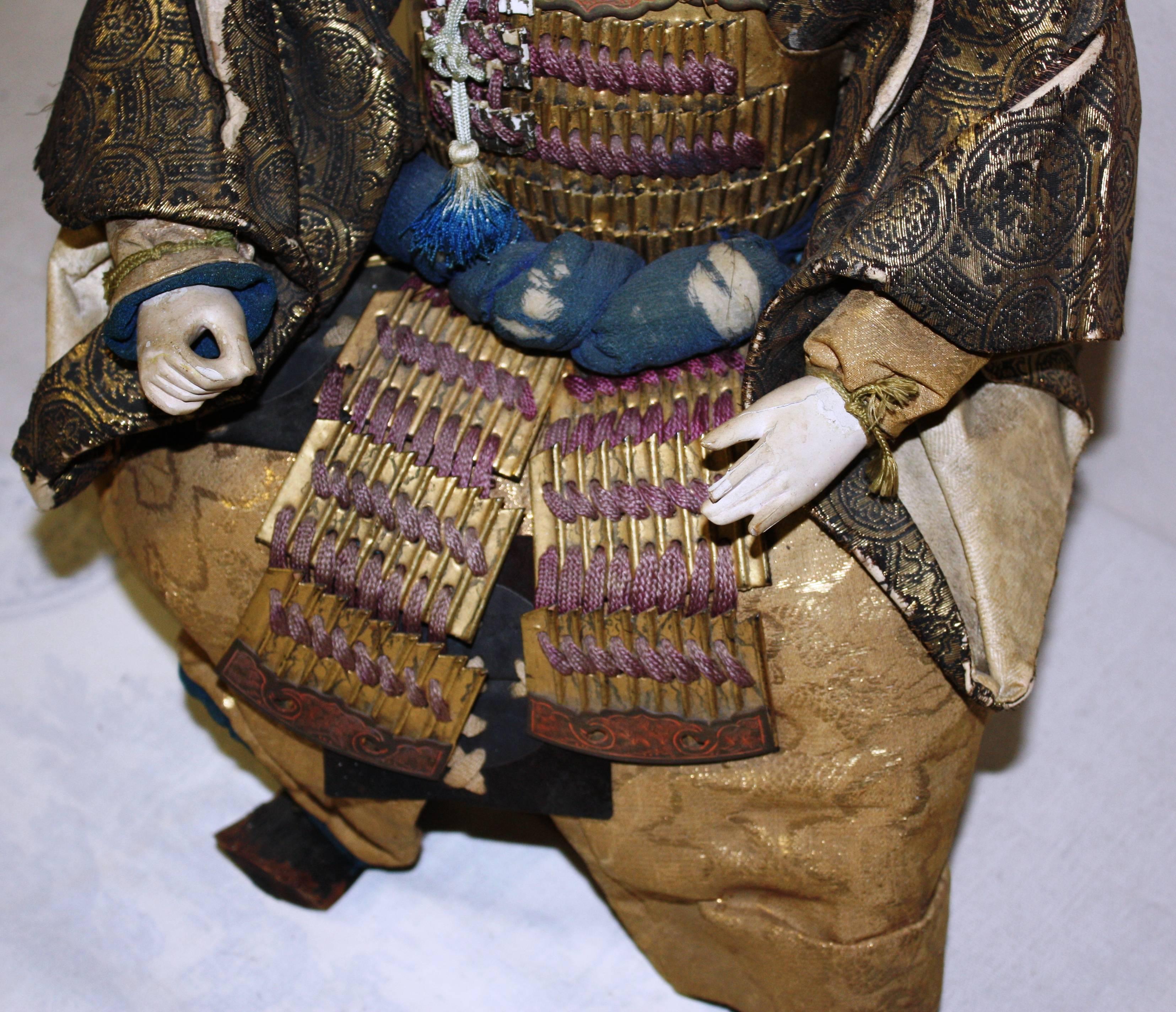 Japanese Samurai Doll, Meiji Period 1