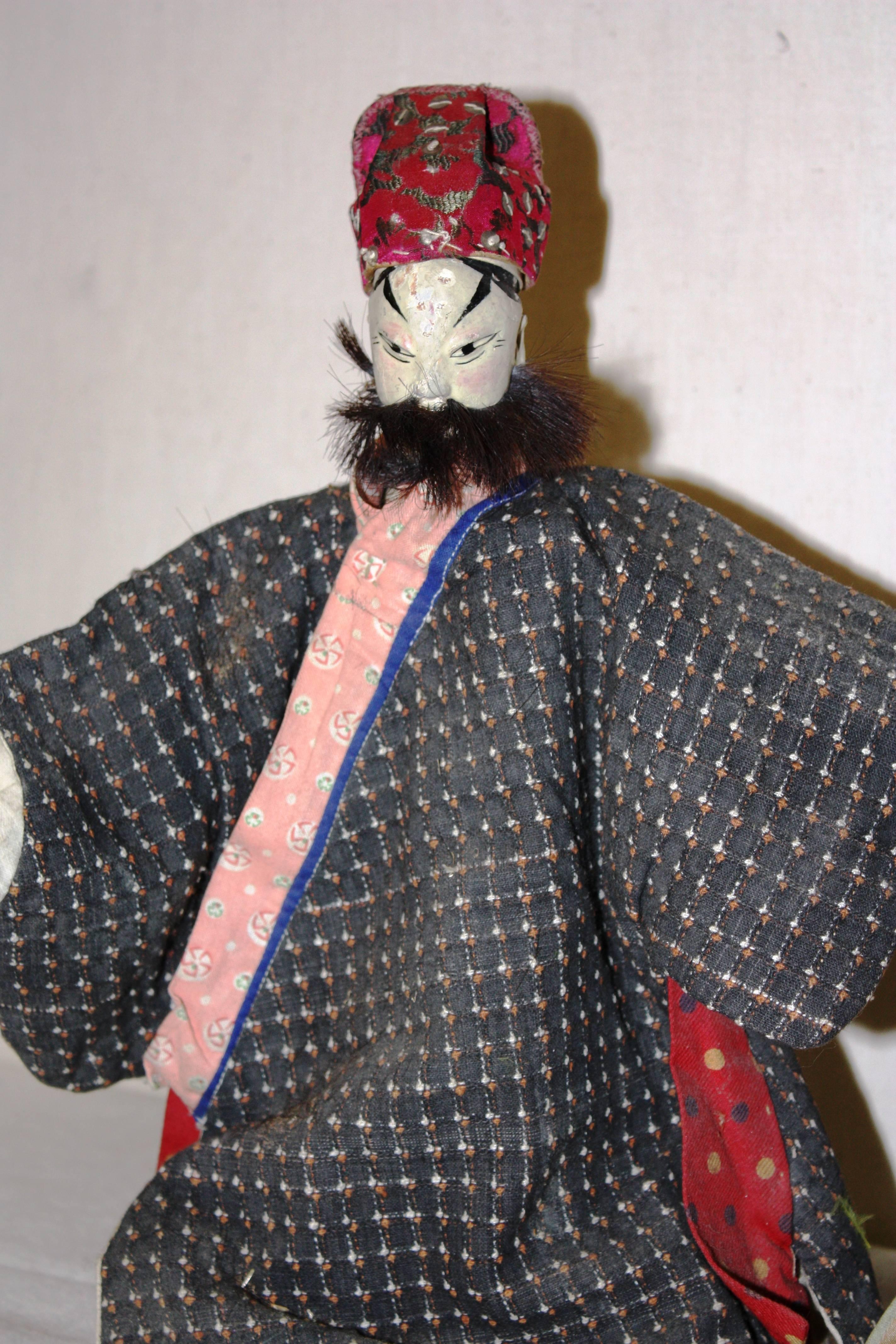 Collection of Four 19th Century Chinese Hand-Puppets 3