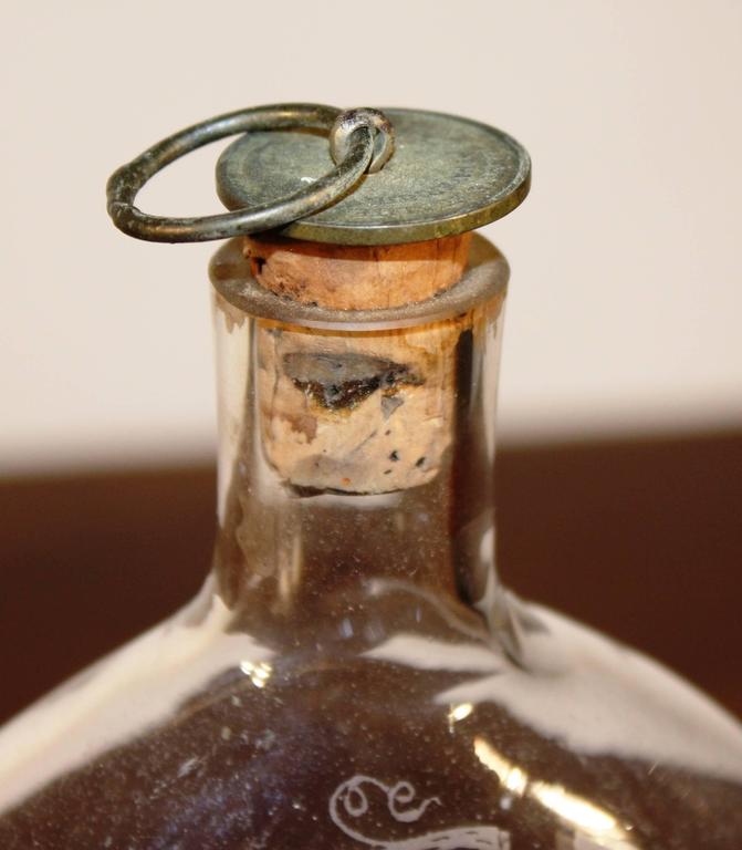 Antique Medicine Flask at 1stDibs