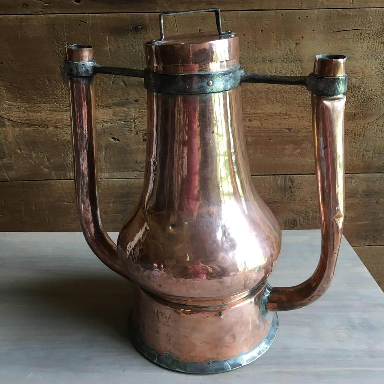 Large 18th Century Copper Bathtub Heater, French at 1stDibs