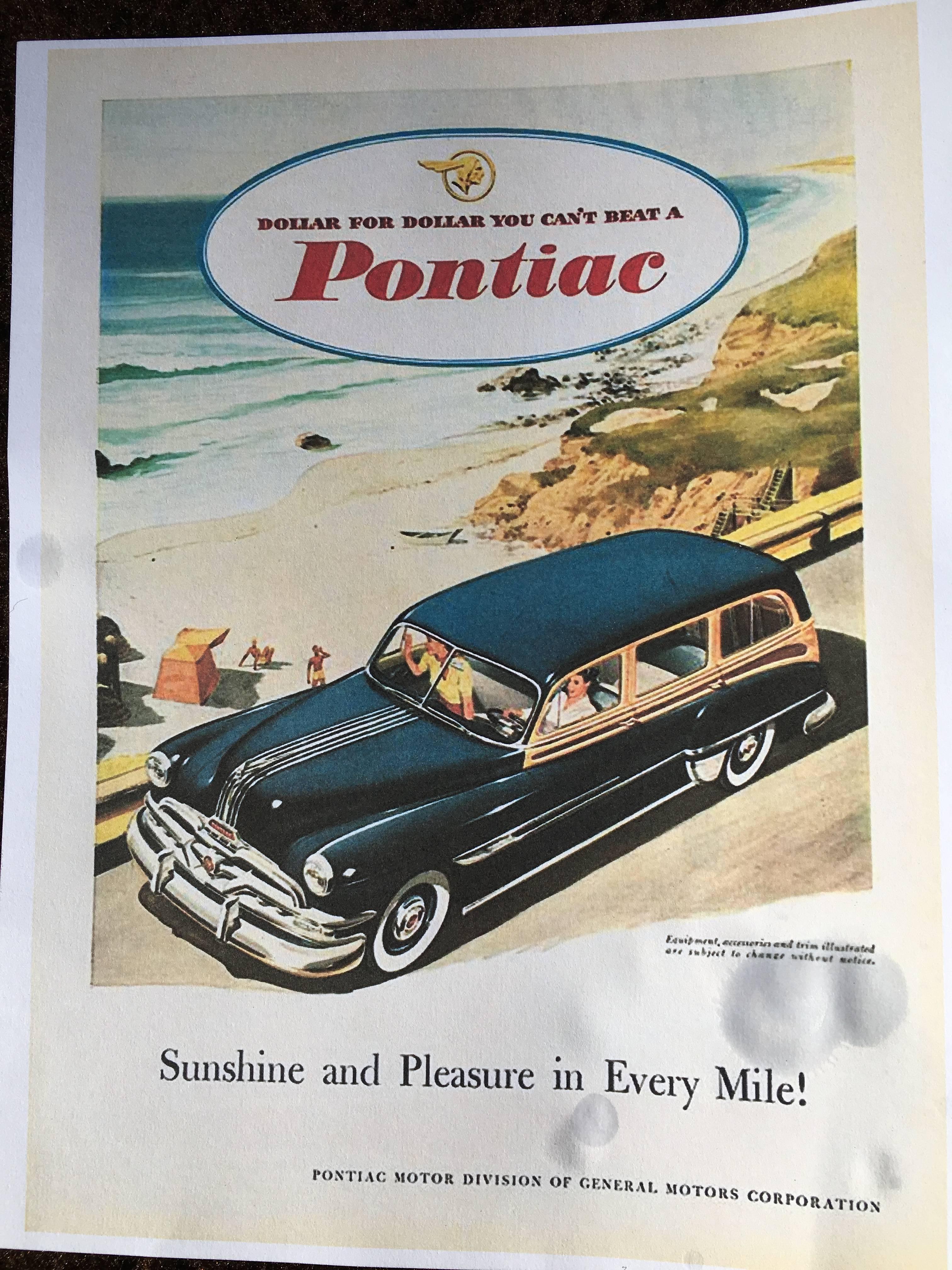 Steel Classic Pontiac Chieftain Deluxe Wagon, 1952