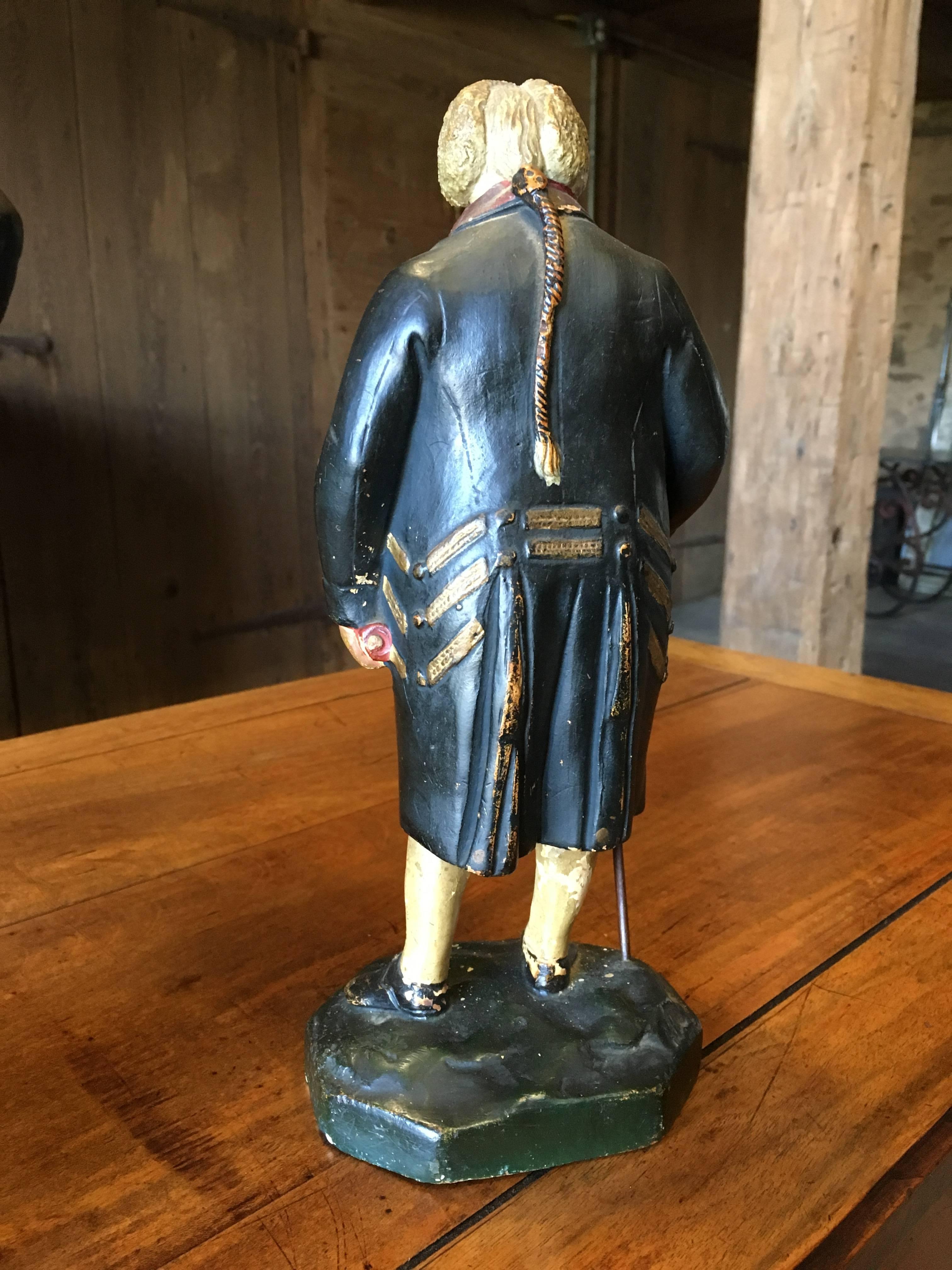 Two 19th Century Chalkware Figures 1