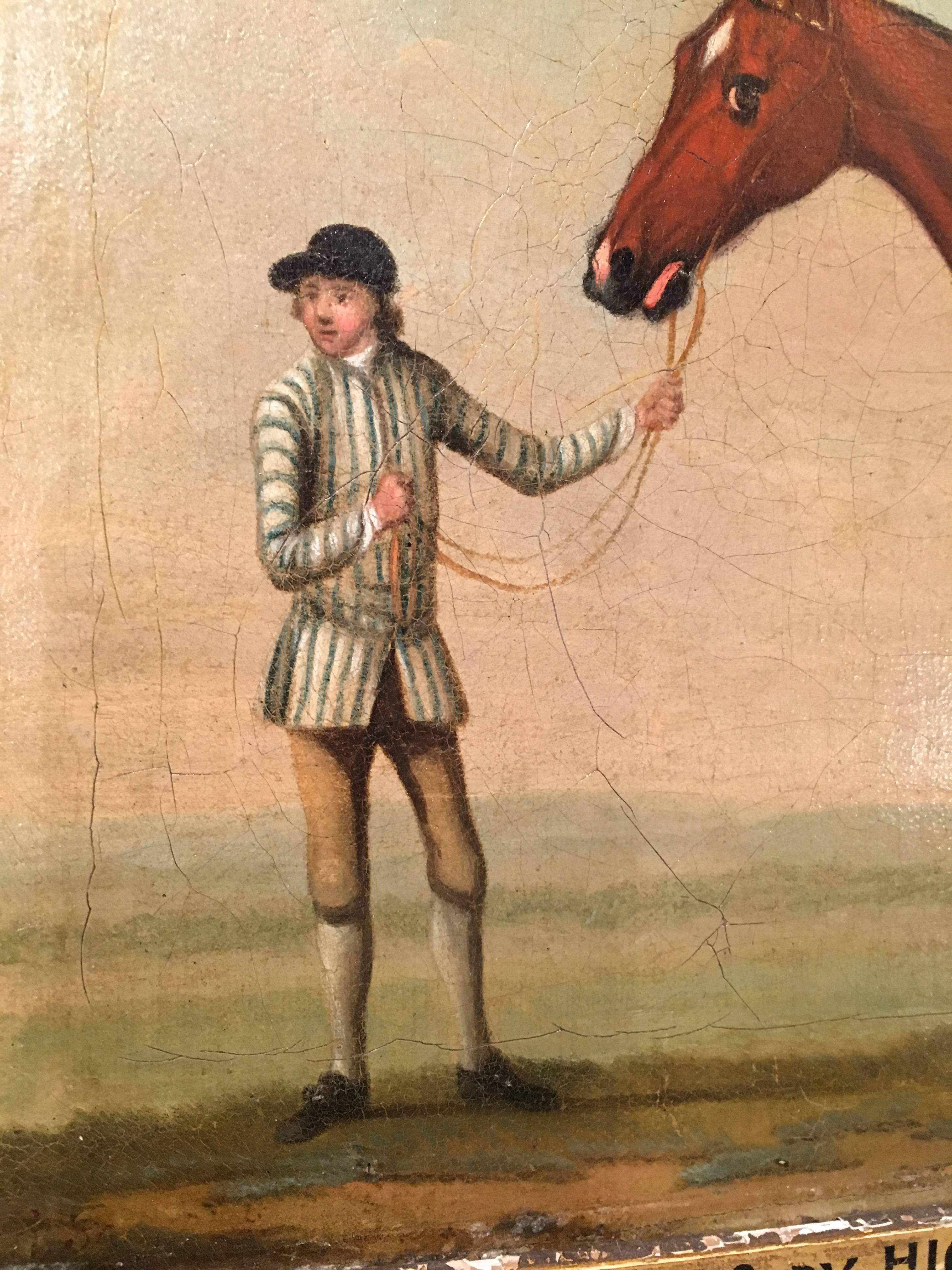 English 18th Century Equestrian Portrait, 