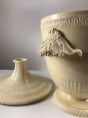 Rare English Cream-Ware Wine Cooler, Early 19th Century