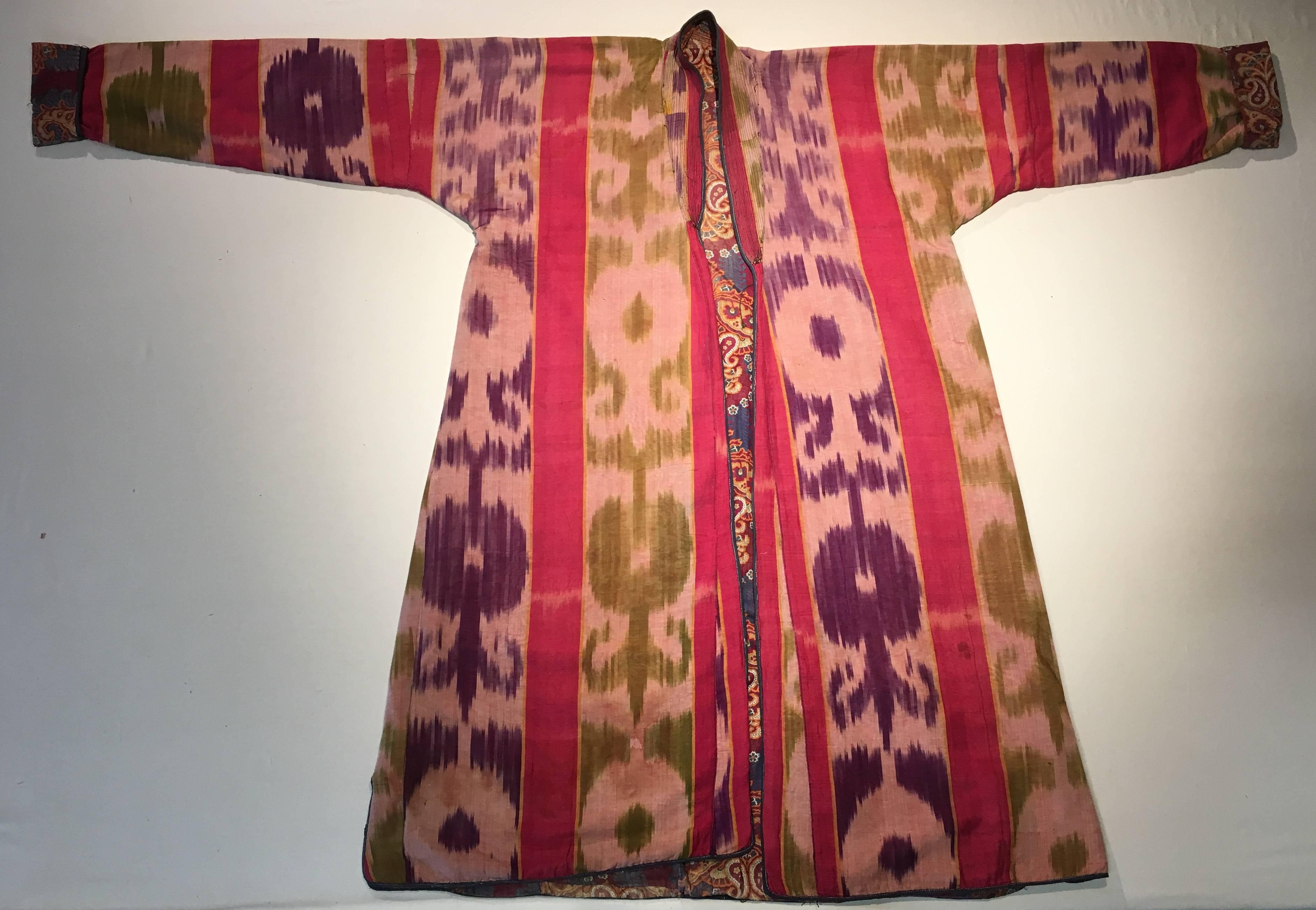 Antique Ikat Robe, 19th Century 2
