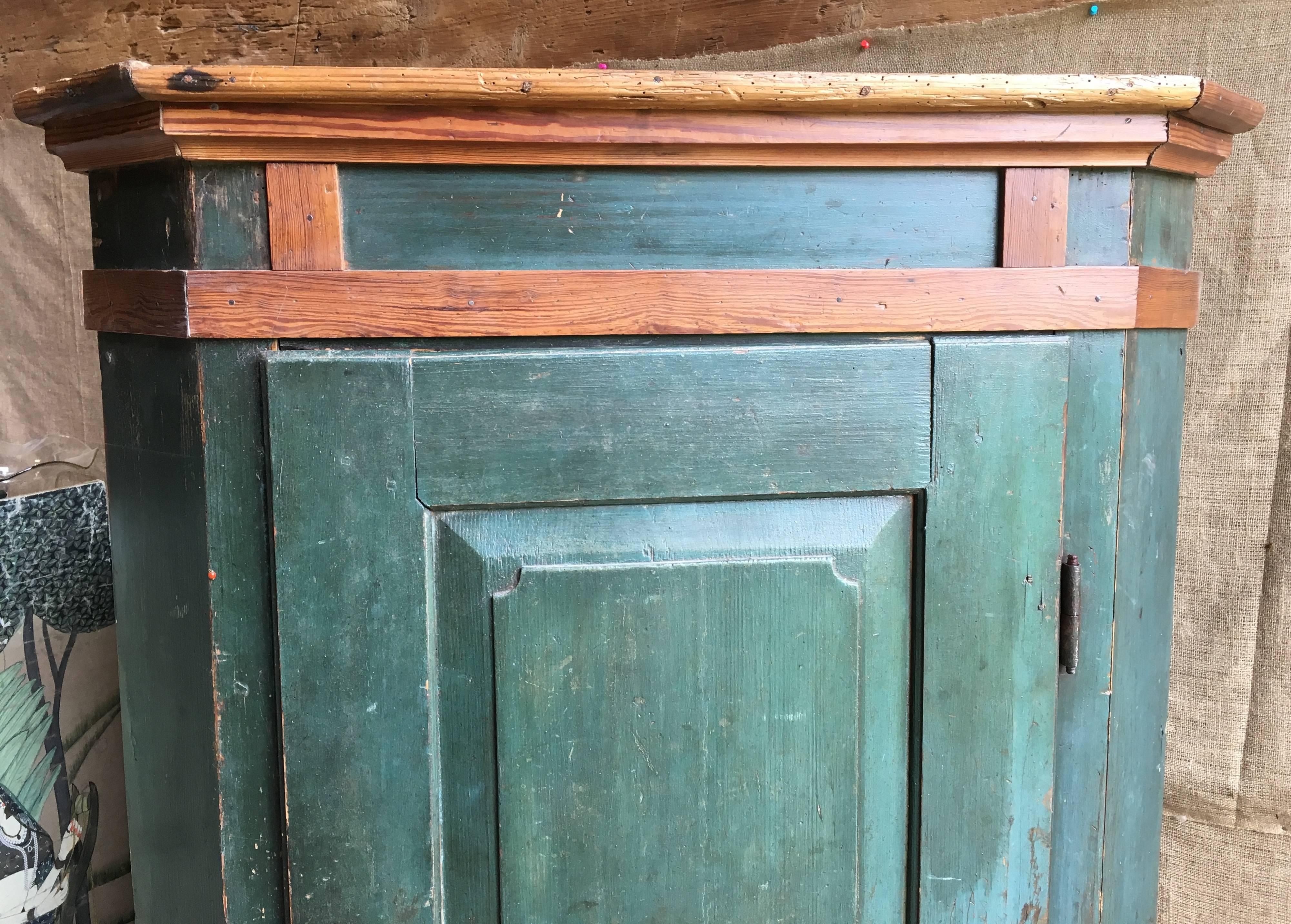 18th Century Painted Armoire 1