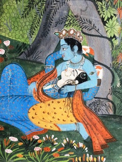 Large Indian Pichhavai Temple Wall-Hanging, 19th Century