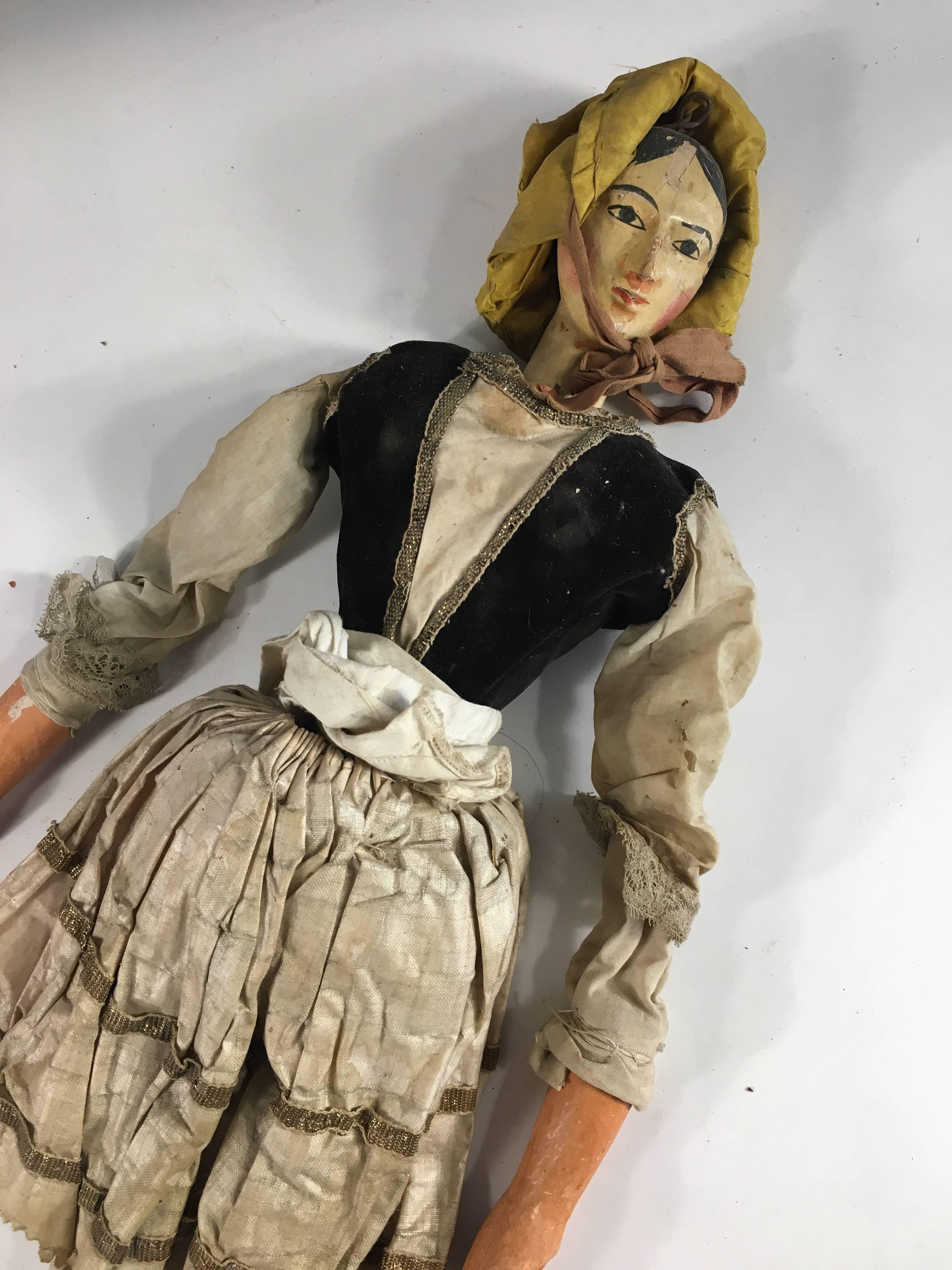 Cotton 19th Century, Italian Puppet