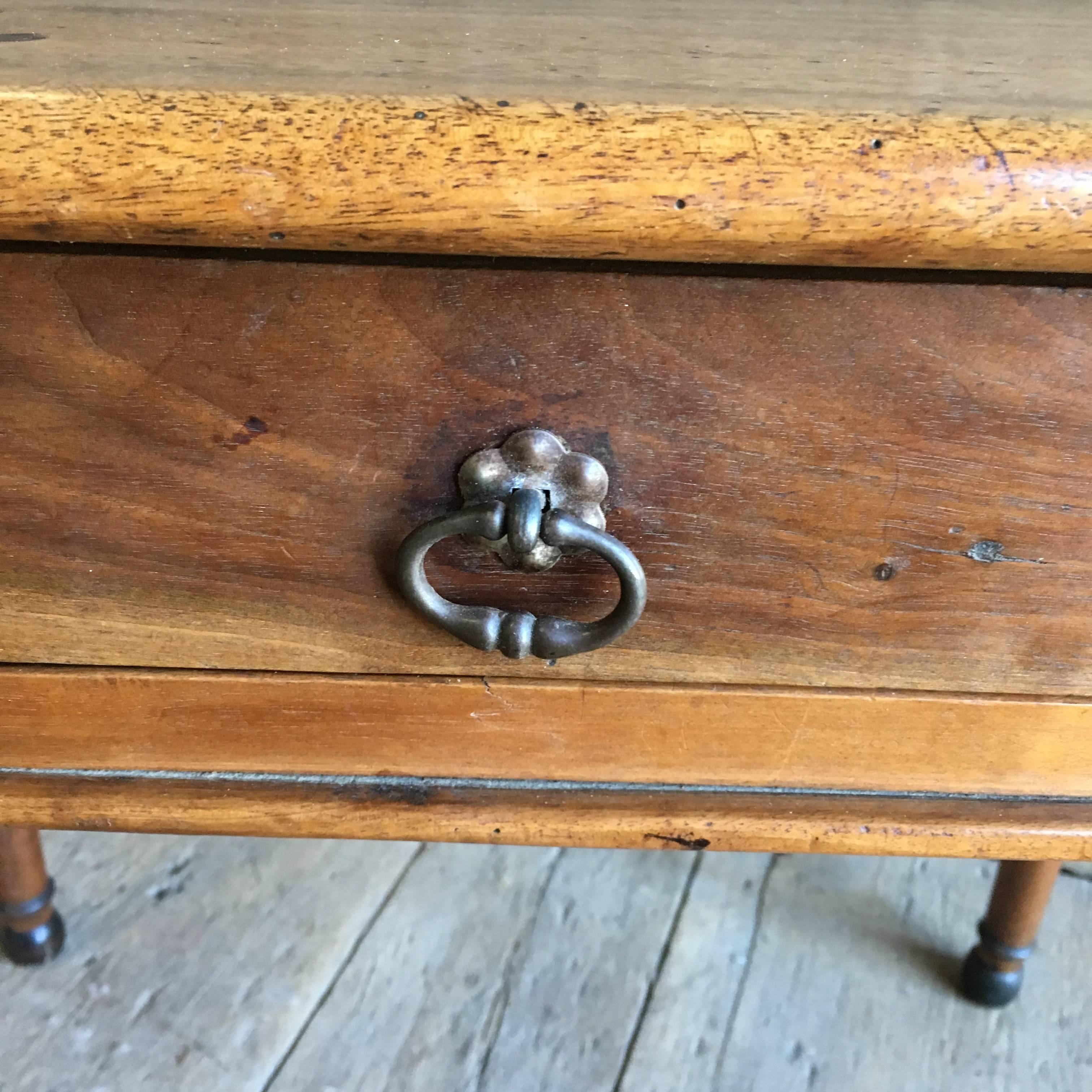 French Country Directoire Side Table, circa 1800 1