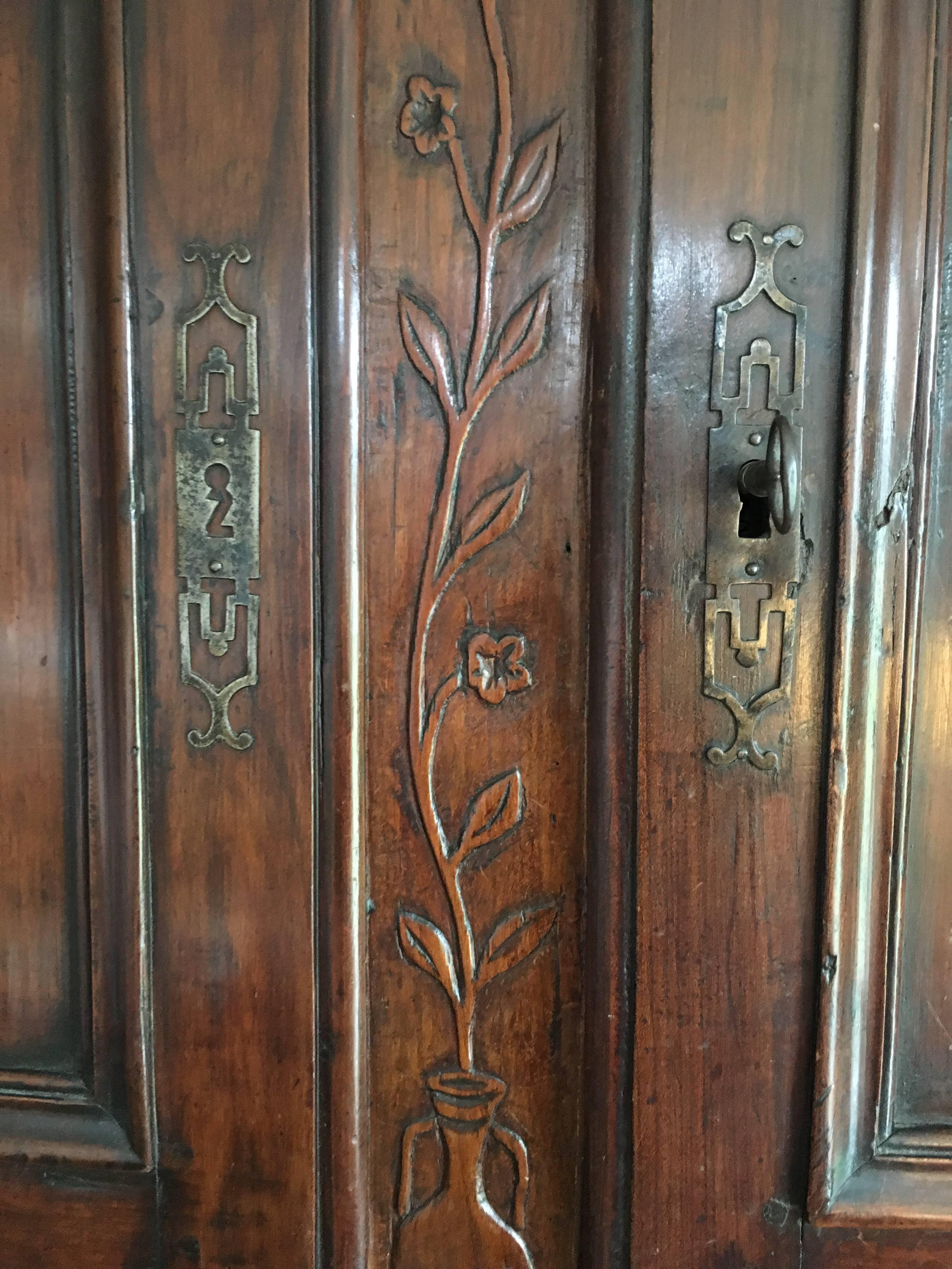 Cherry French Country Cabinet, 18th Century, Pierre Deux