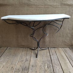Wrought Iron Branches Console