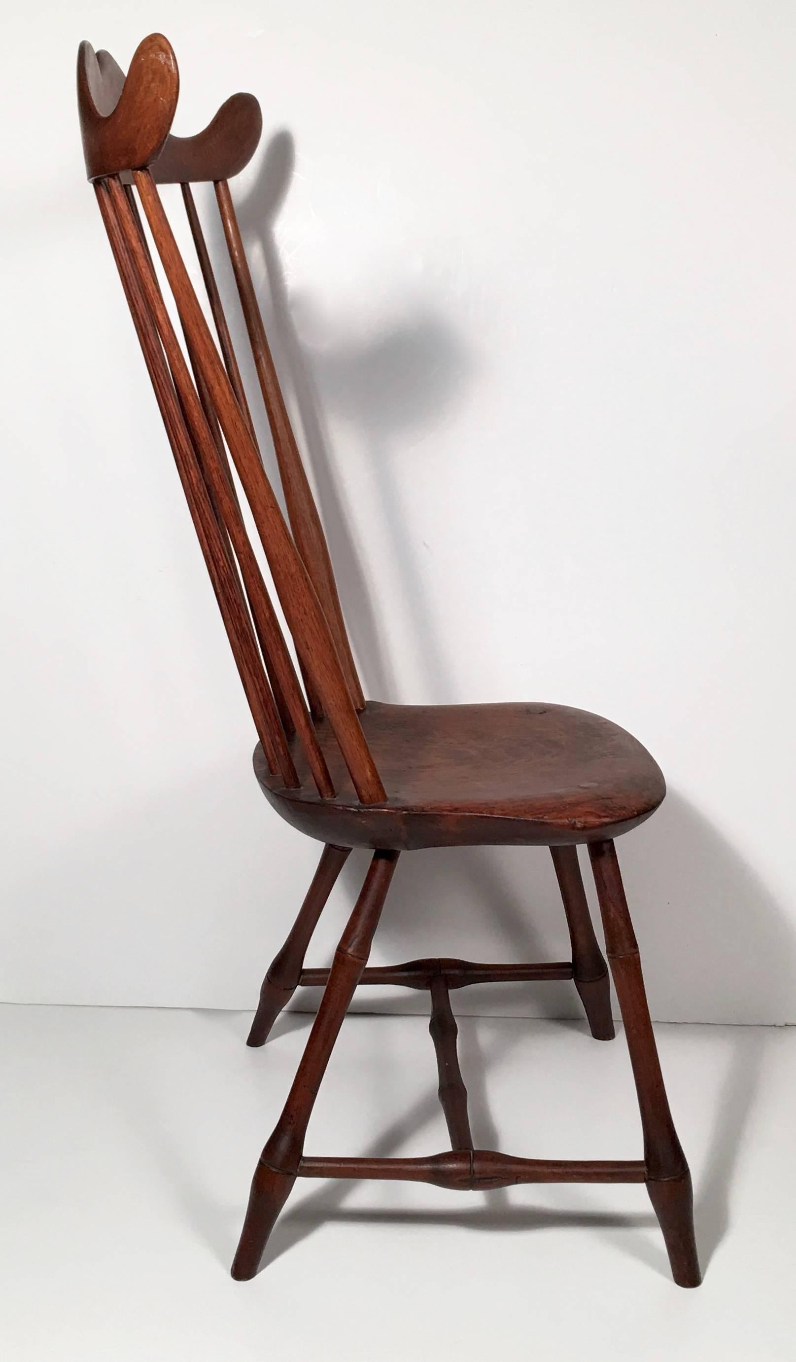 Carved Uncommon New Hampshire Windsor Chair