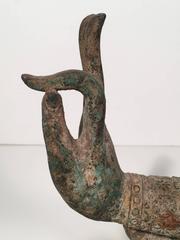 Bronze Buddha Hand in Wisdom Gesture