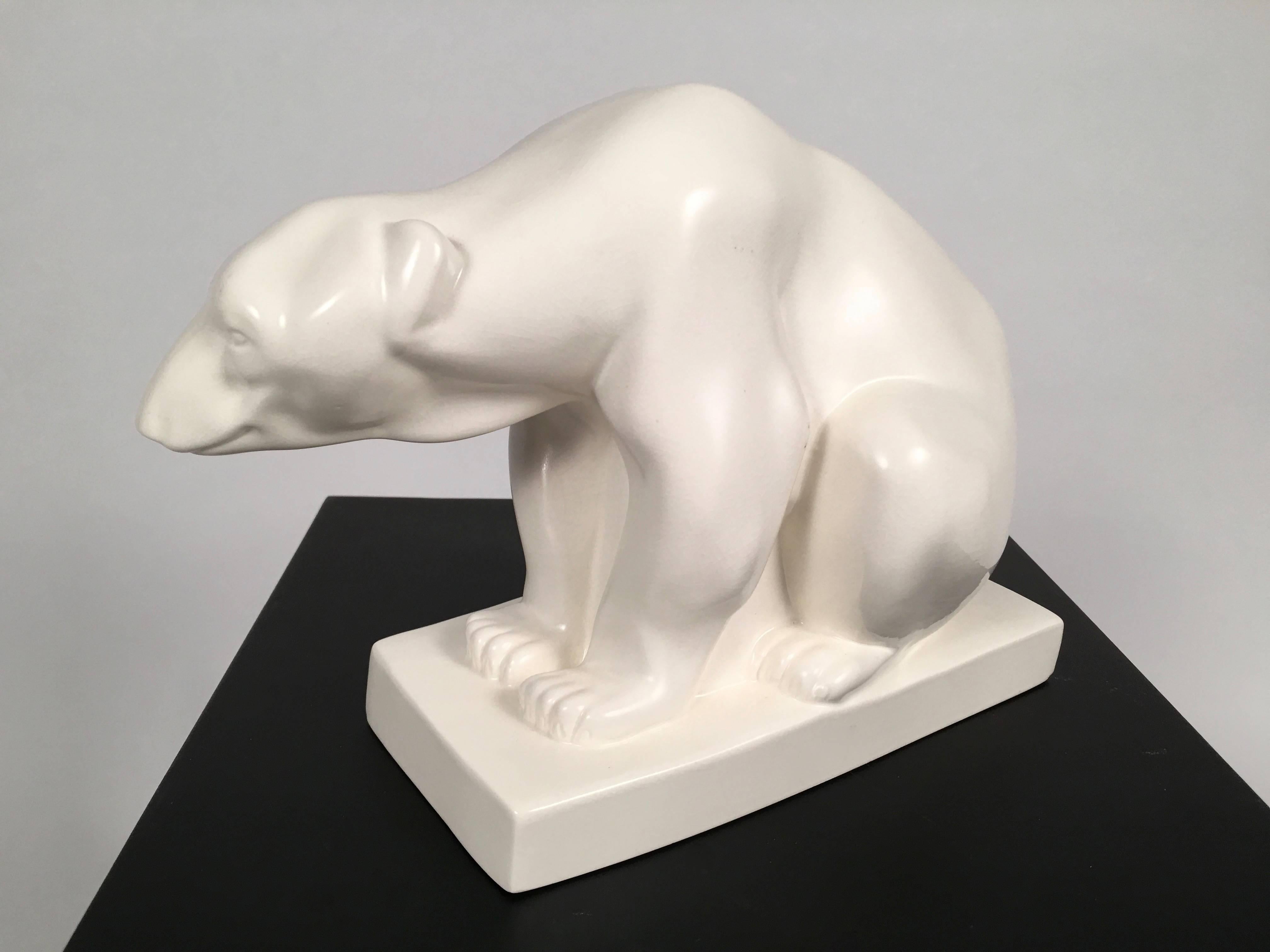 Mid-Century Modern John Skeaping Polar Bear Sculpture