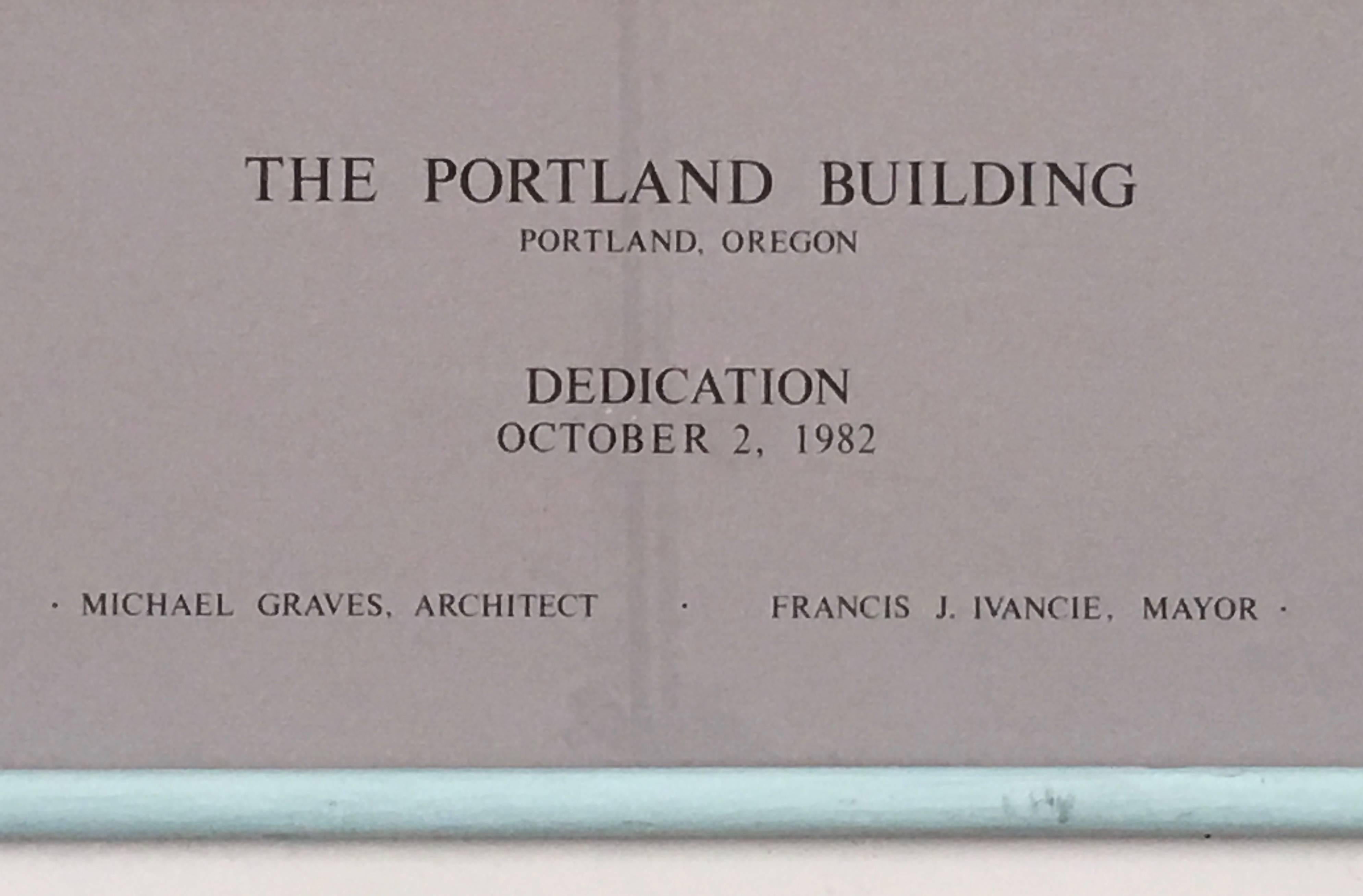 American Michael Graves Collage for the Portland Building