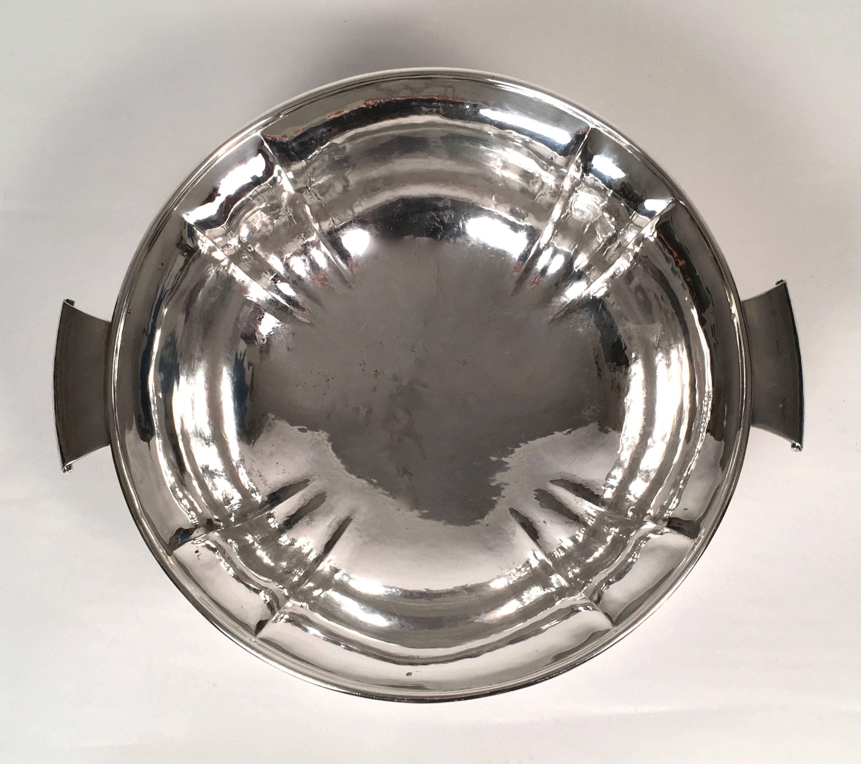 Swiss Silver Covered Tureen by Baltensperger, circa 1920s In Good Condition For Sale In Essex, MA