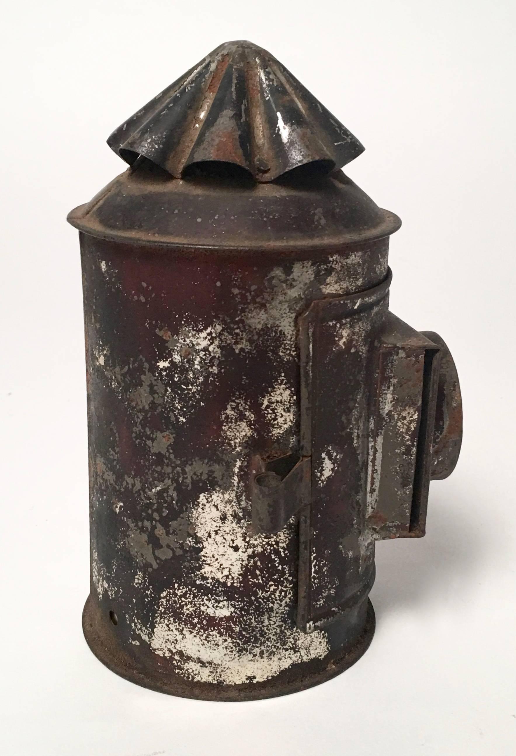 Mid-19th Century New England Tin Whale Oil Lantern