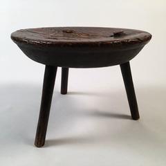 18th Century Milking Stool or Low Occasional Table