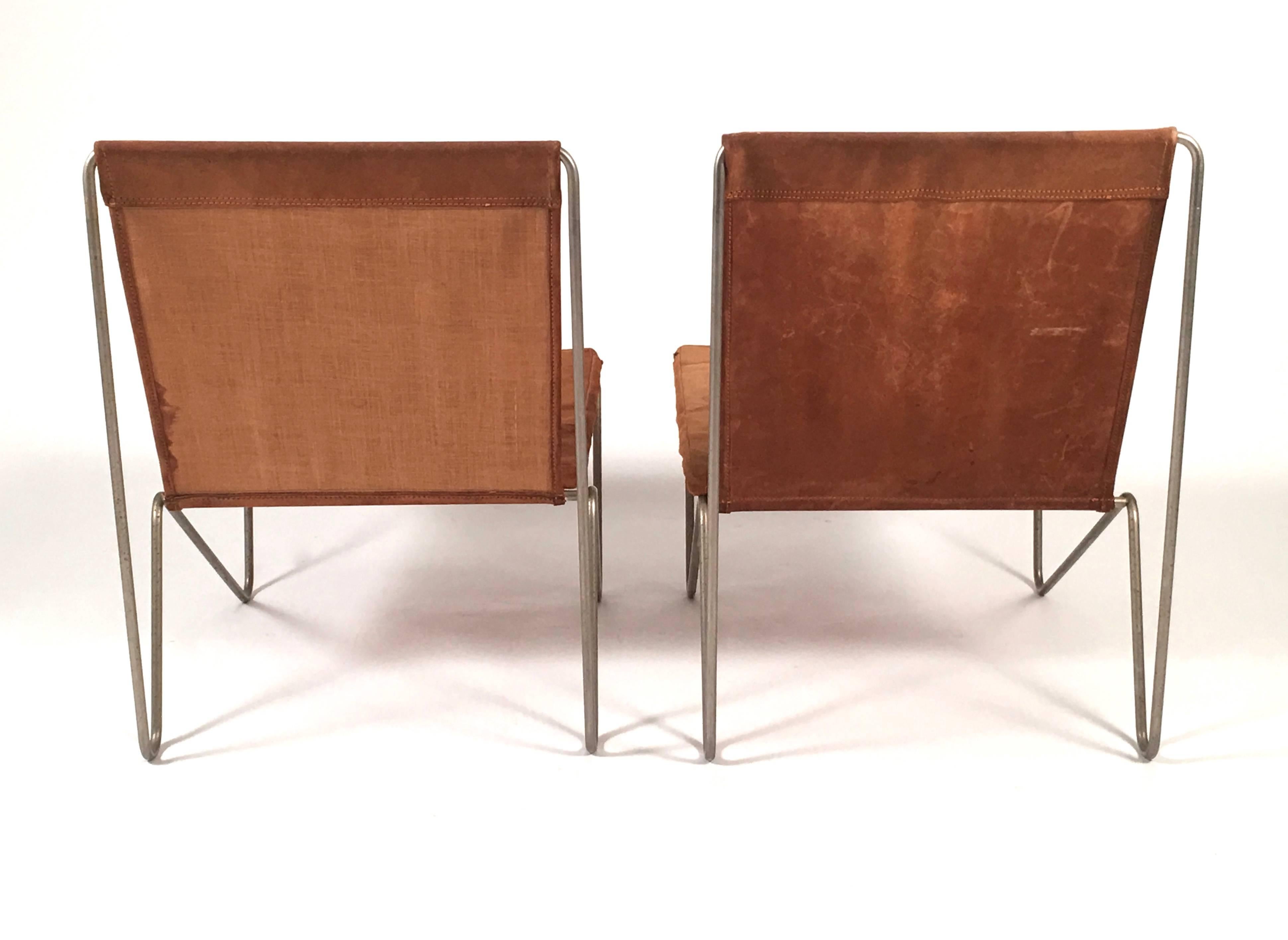 Mid-20th Century Verner Panton Bachelor Chairs and Table