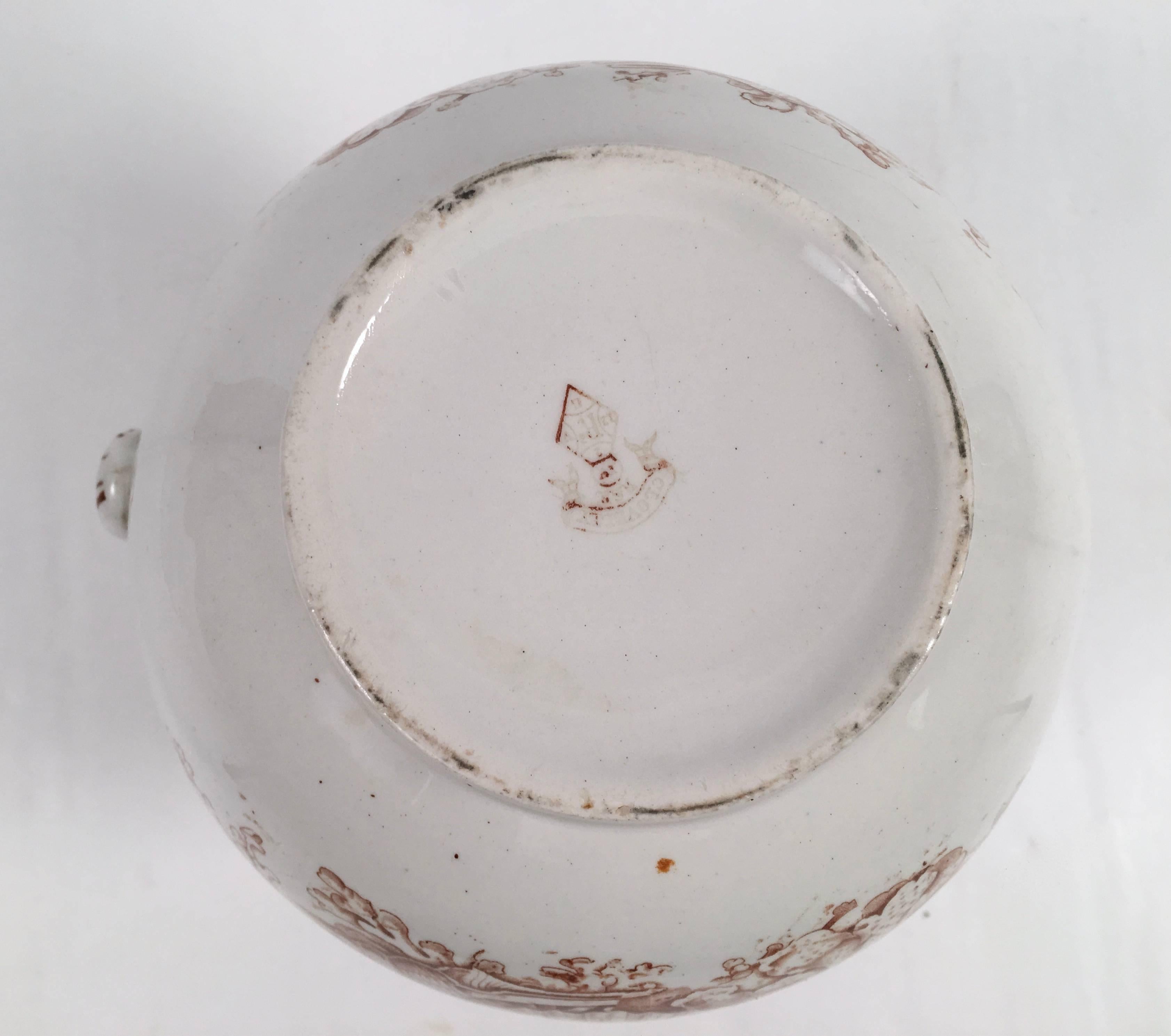 19th Century Staffordshire Pottery Sea Shell Decorated Pitcher 2