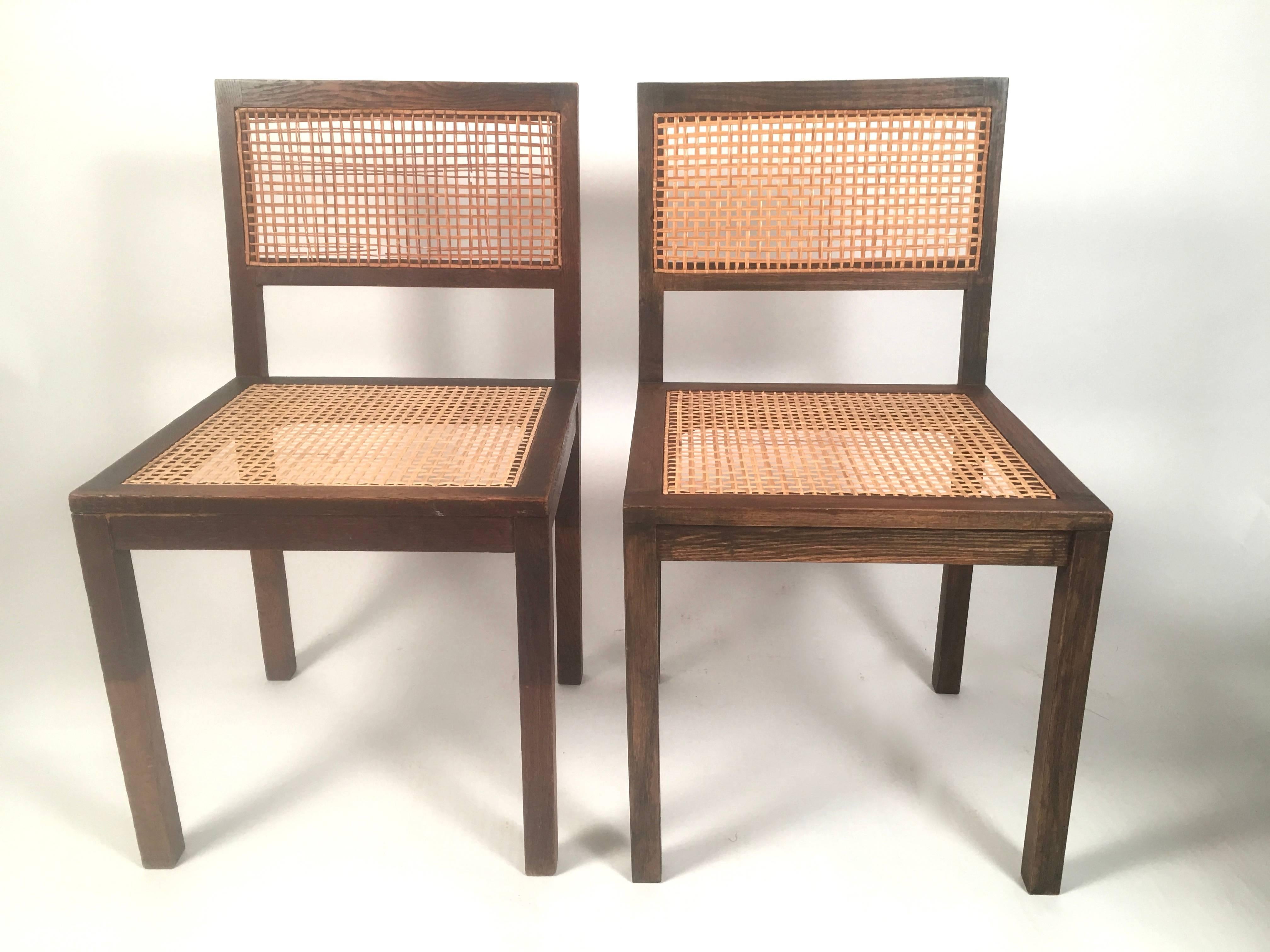  Set of 8 Bauhaus Period Dining Chairs 1
