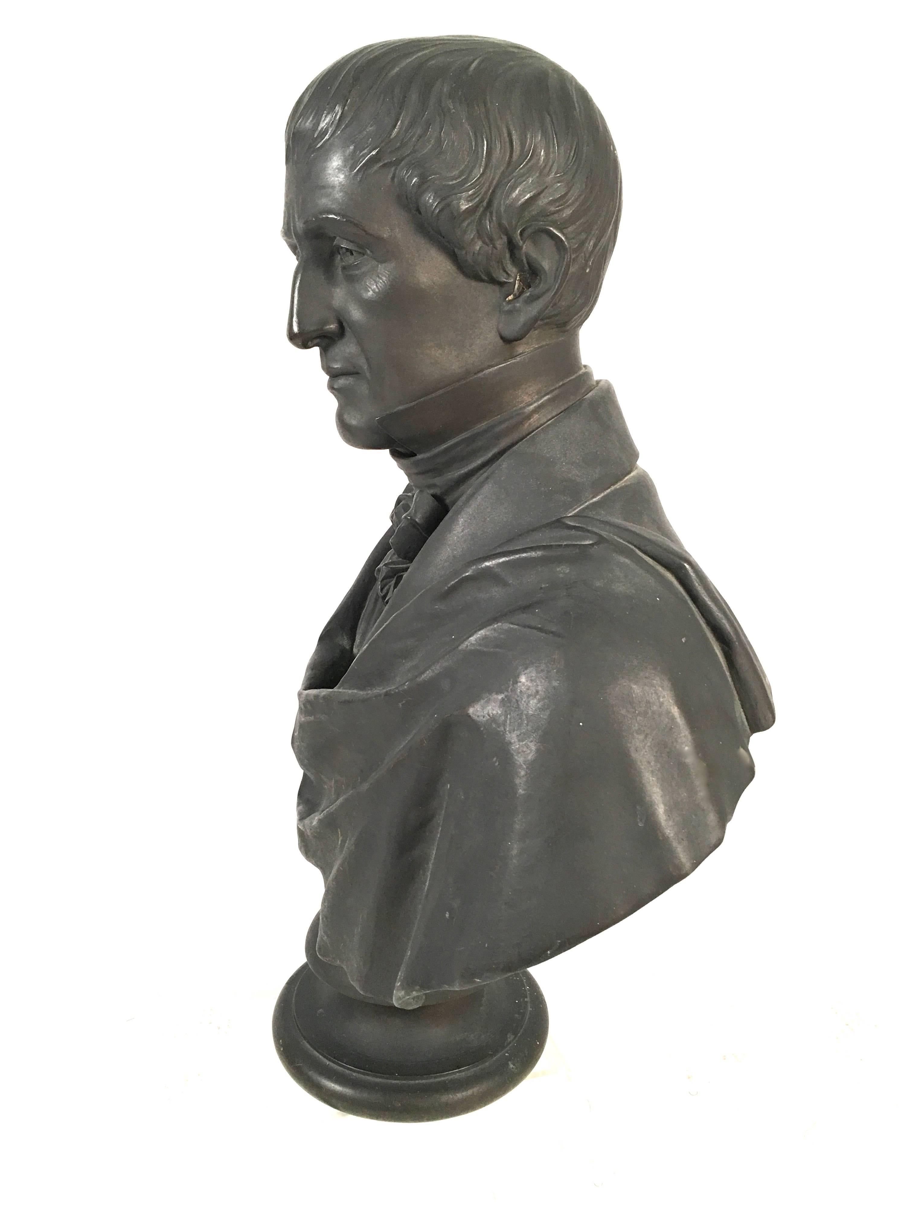 Bronze Bust of Theodore Lyman by Richard Saltonstall Greenough In Excellent Condition In Essex, MA